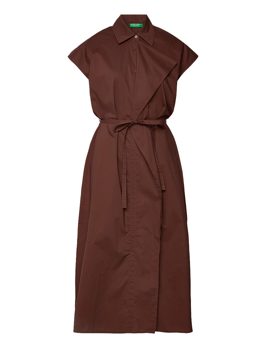 United Colors of Benetton - DRESS - robes chemises - brown - 1