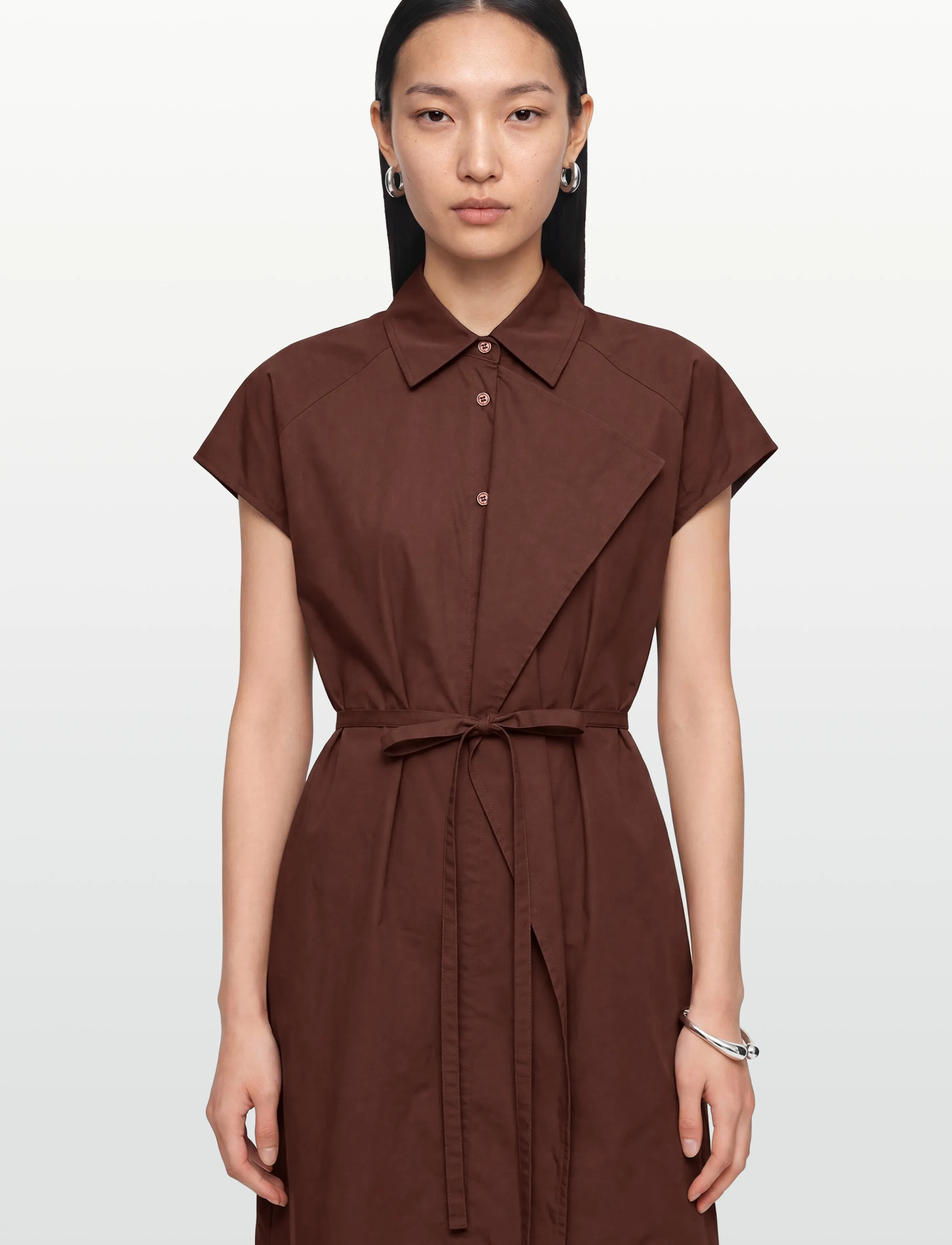 United Colors of Benetton - DRESS - robes chemises - brown - 5
