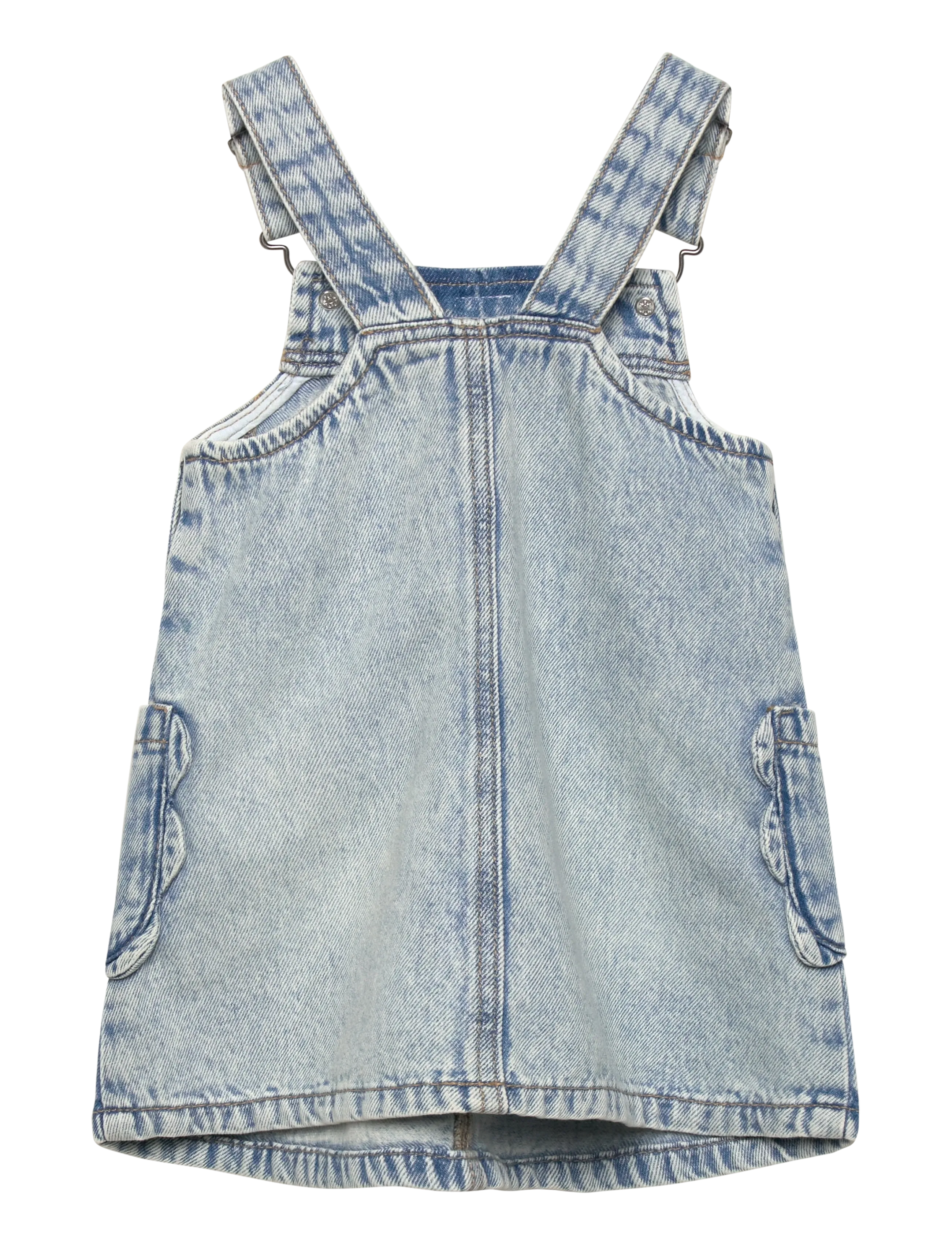 United Colors of Benetton - SKIRT DUNGAREE - robe salopette - blue - 1