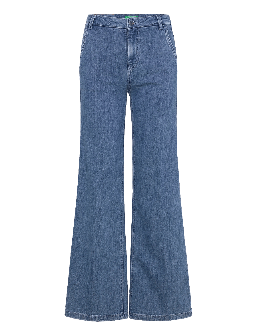 United Colors of Benetton - TROUSERS - schlaghosen - blue - 0