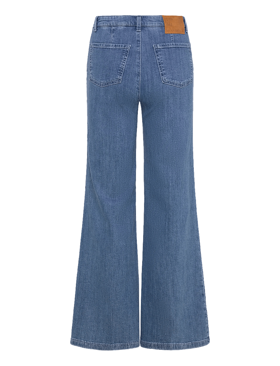 United Colors of Benetton - TROUSERS - schlaghosen - blue - 1