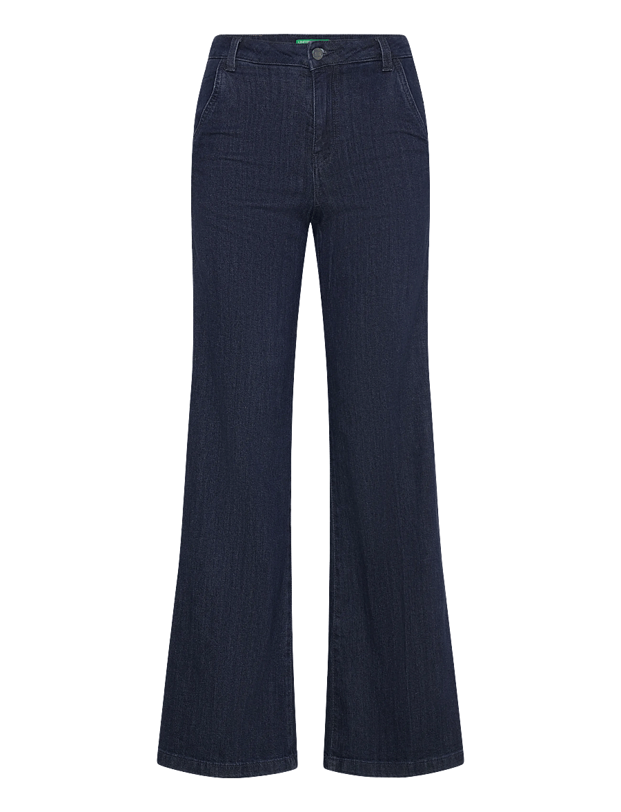 United Colors of Benetton - TROUSERS - schlaghosen - blue - 0