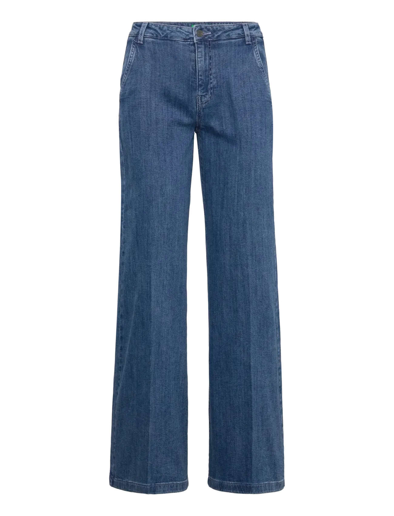 United Colors of Benetton Trousers, 40, Blue, Jeans > Flares, Dame