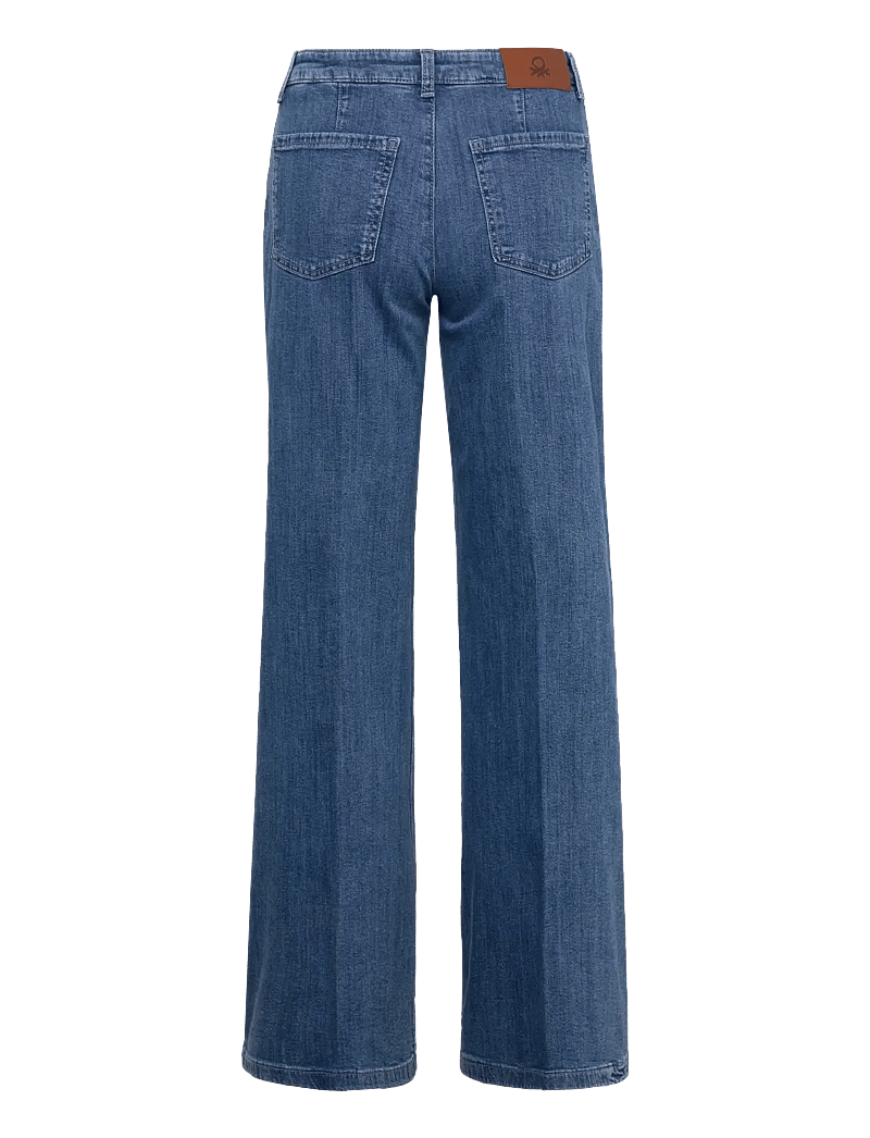 United Colors of Benetton - TROUSERS - schlaghosen - blue - 1