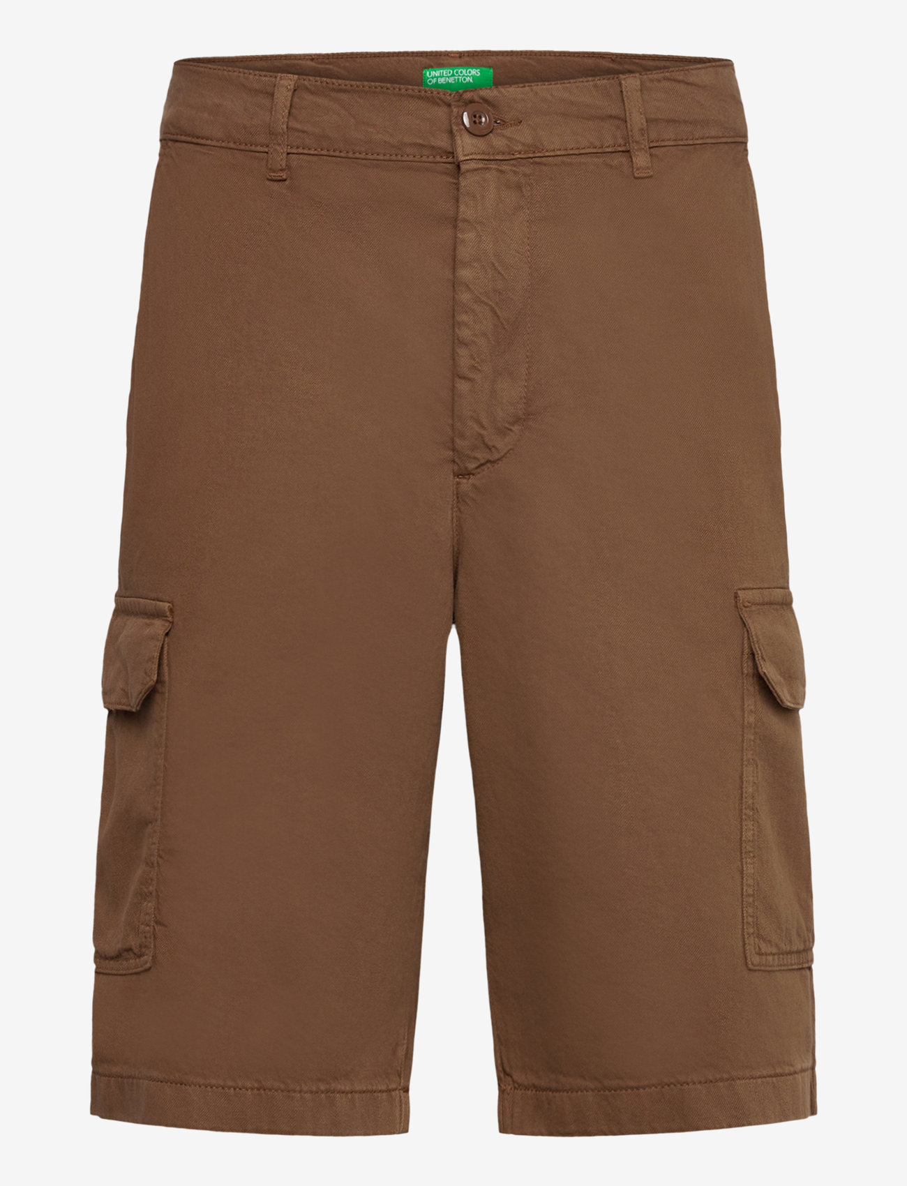 United Colors of Benetton - BERMUDA - leinen-shorts - brown - 0