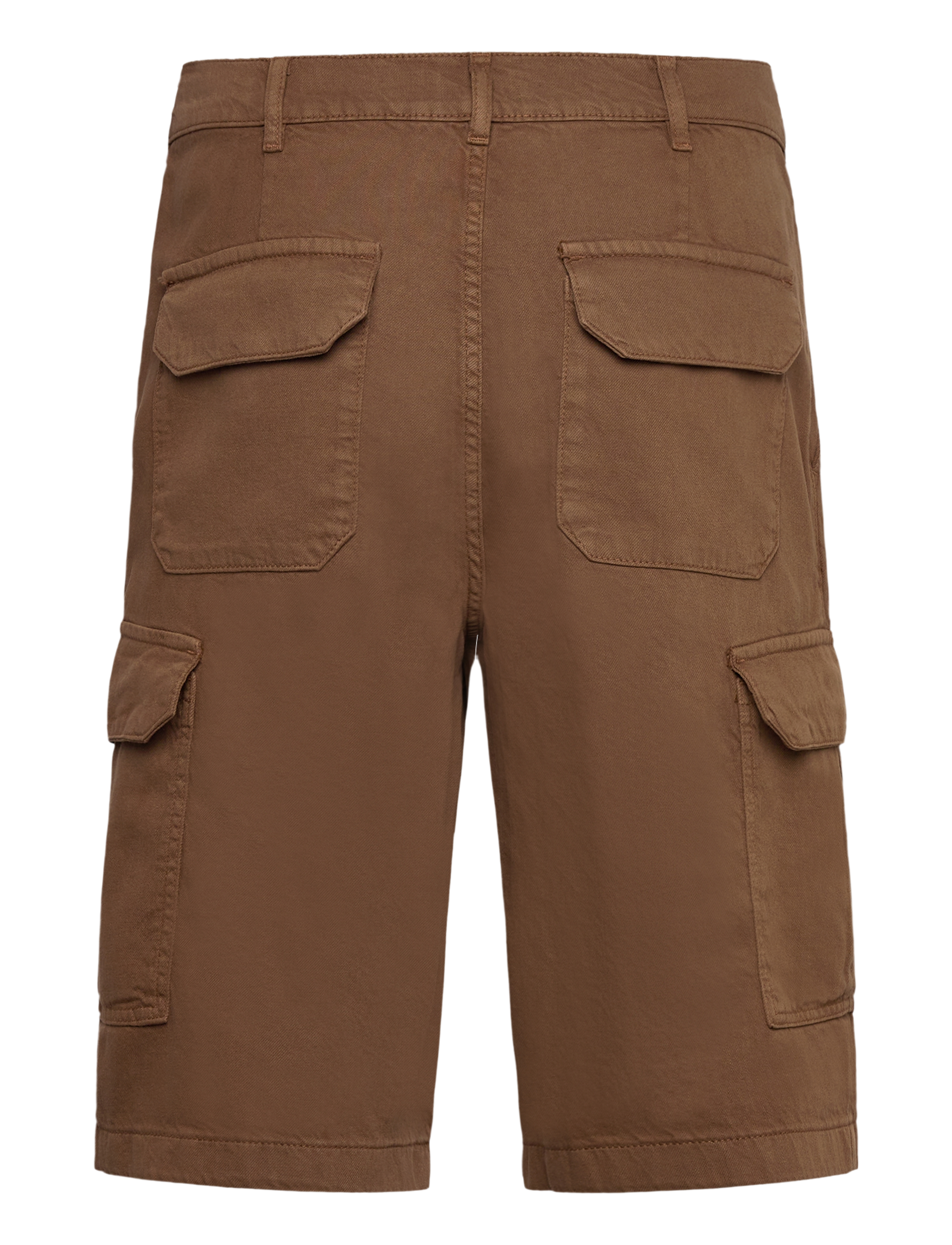 United Colors of Benetton - BERMUDA - shorts en lin - brown - 1