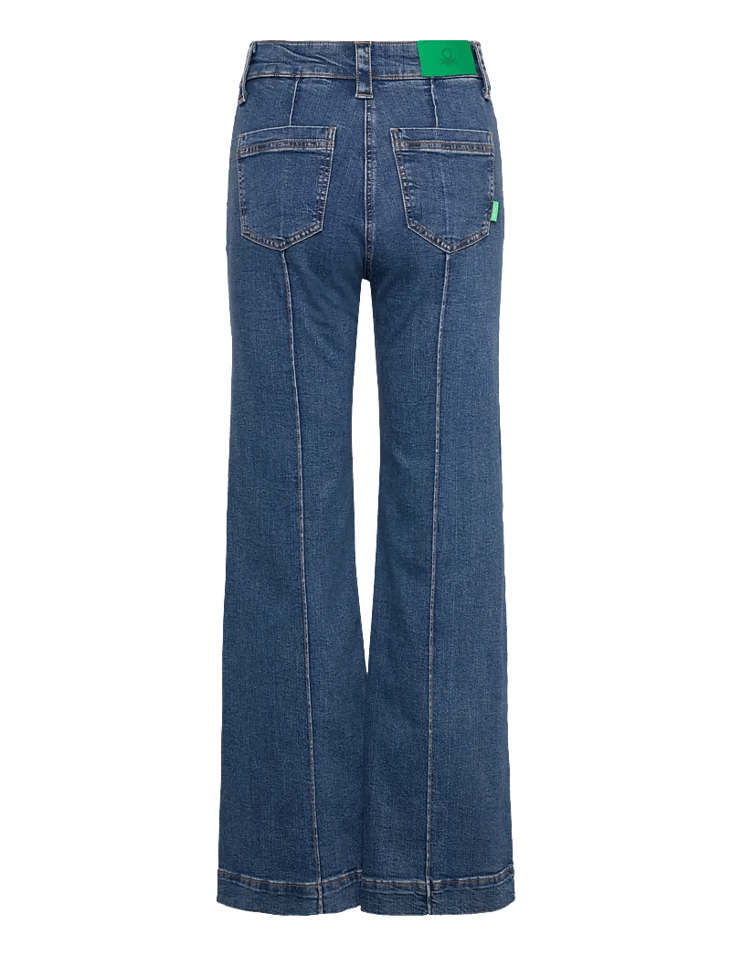 United Colors of Benetton - TROUSERS - alt eriti laia säärega teksad - blue - 1