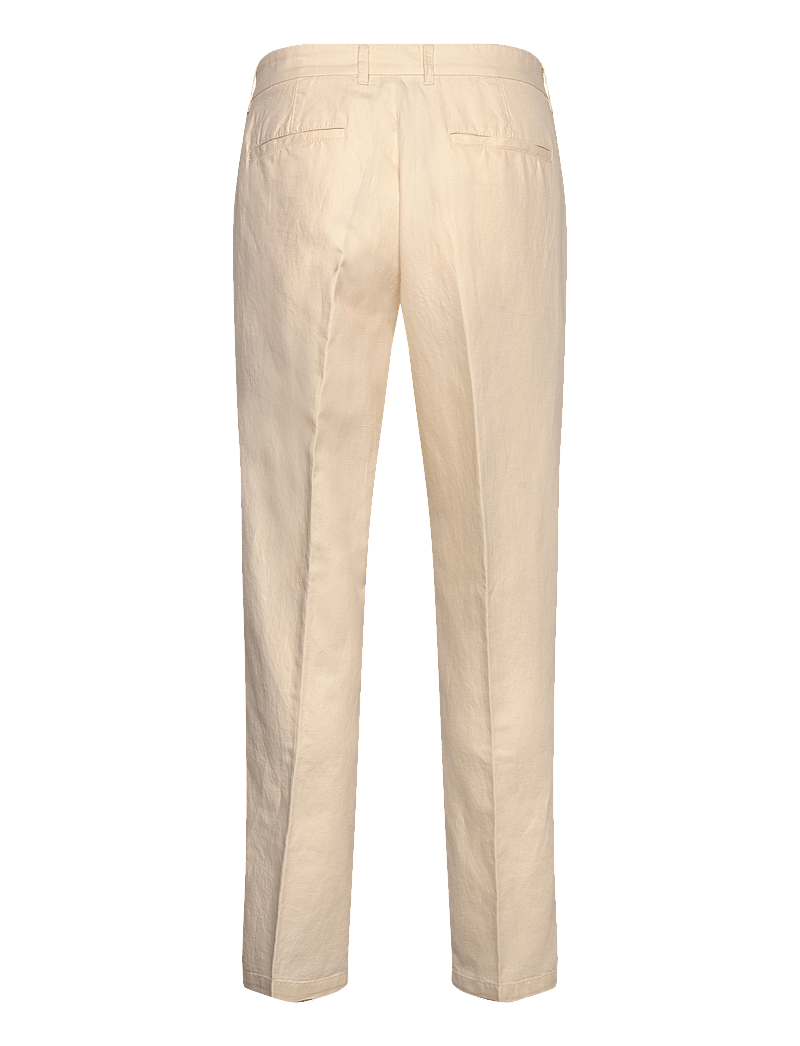 United Colors of Benetton - TROUSERS - leinenanzughosen - beige - 1
