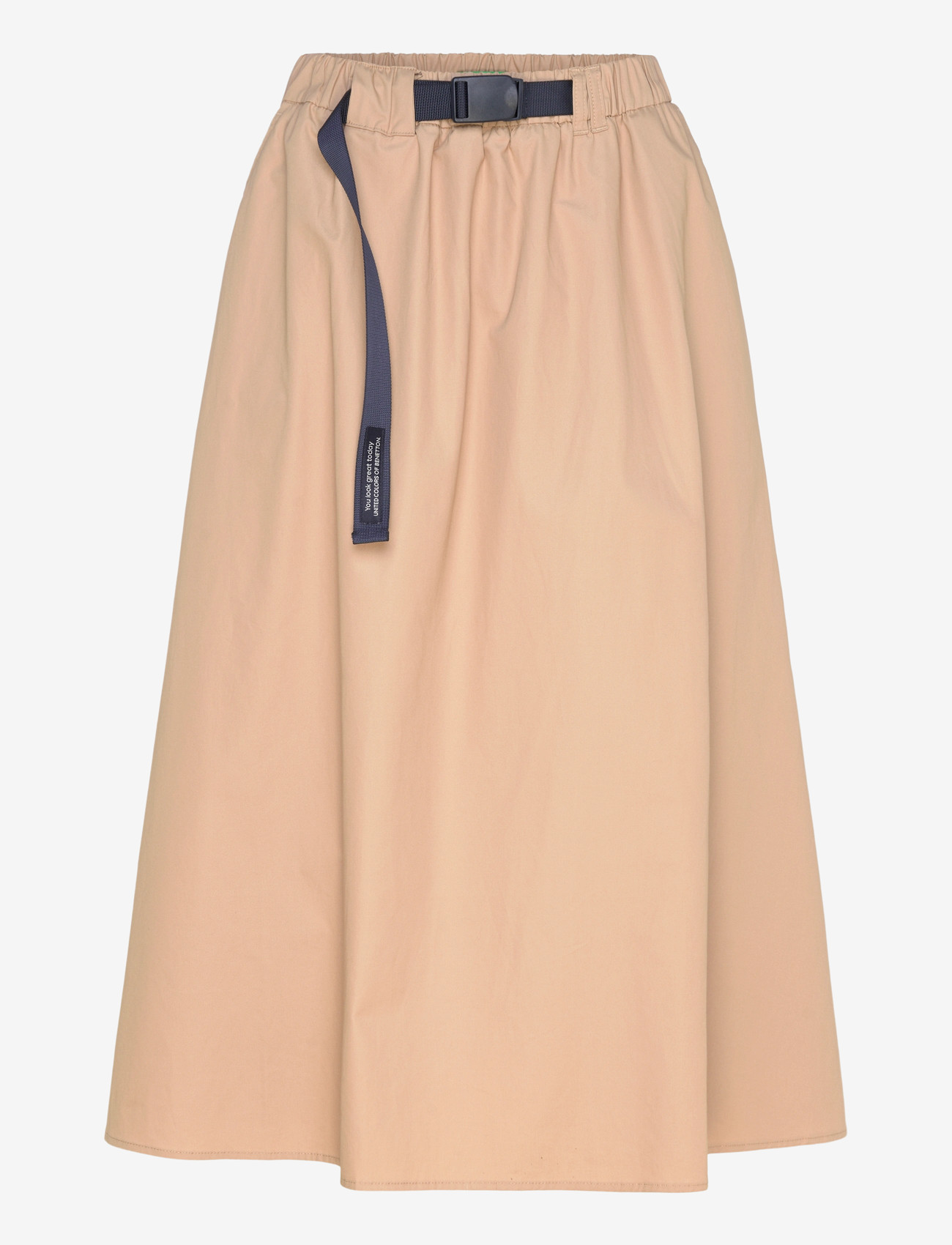 United Colors of Benetton - SKIRT - midi kjolar - beige - 2