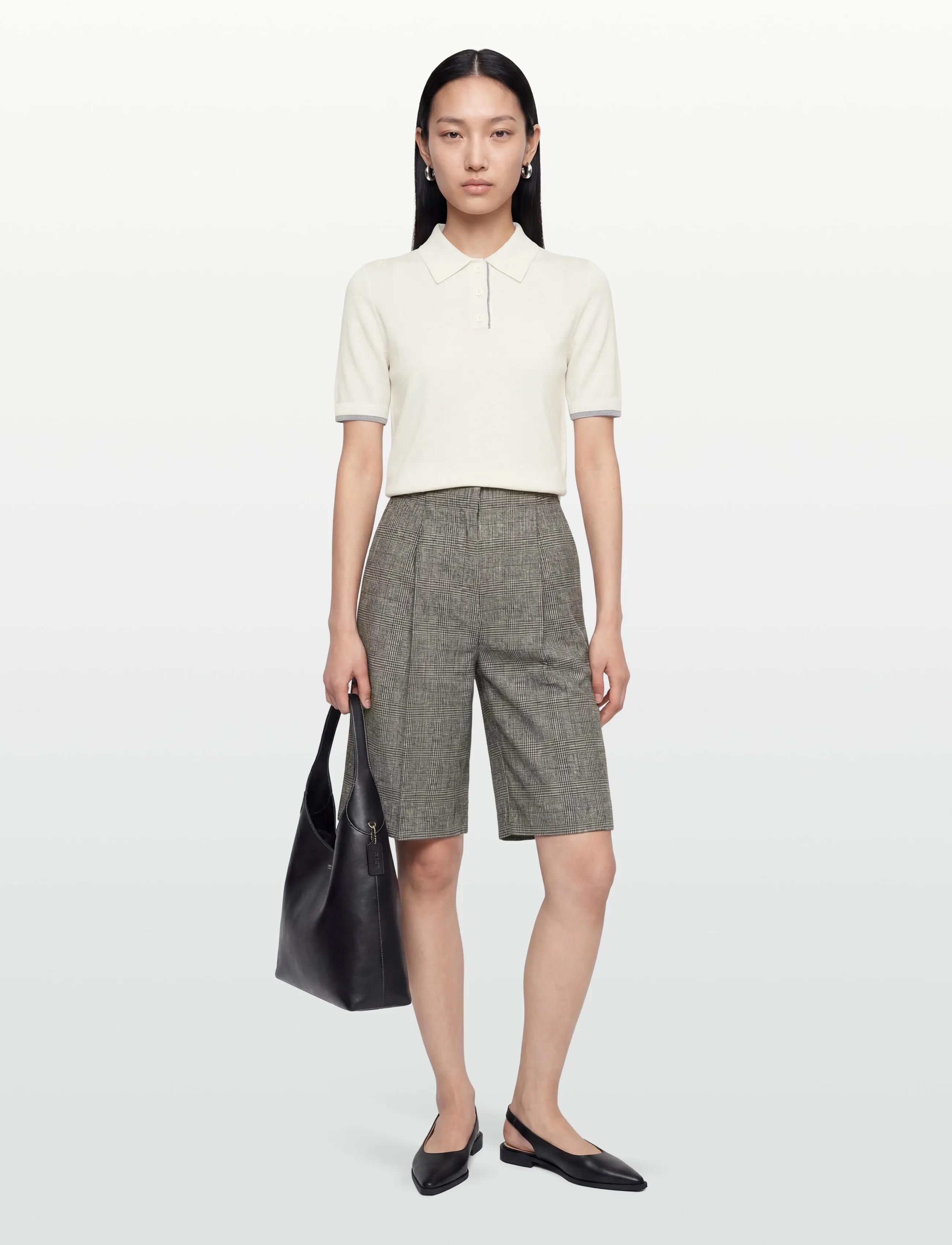 United Colors of Benetton Bermuda, 50, Grey, Bukser > Brede Ben, Dame