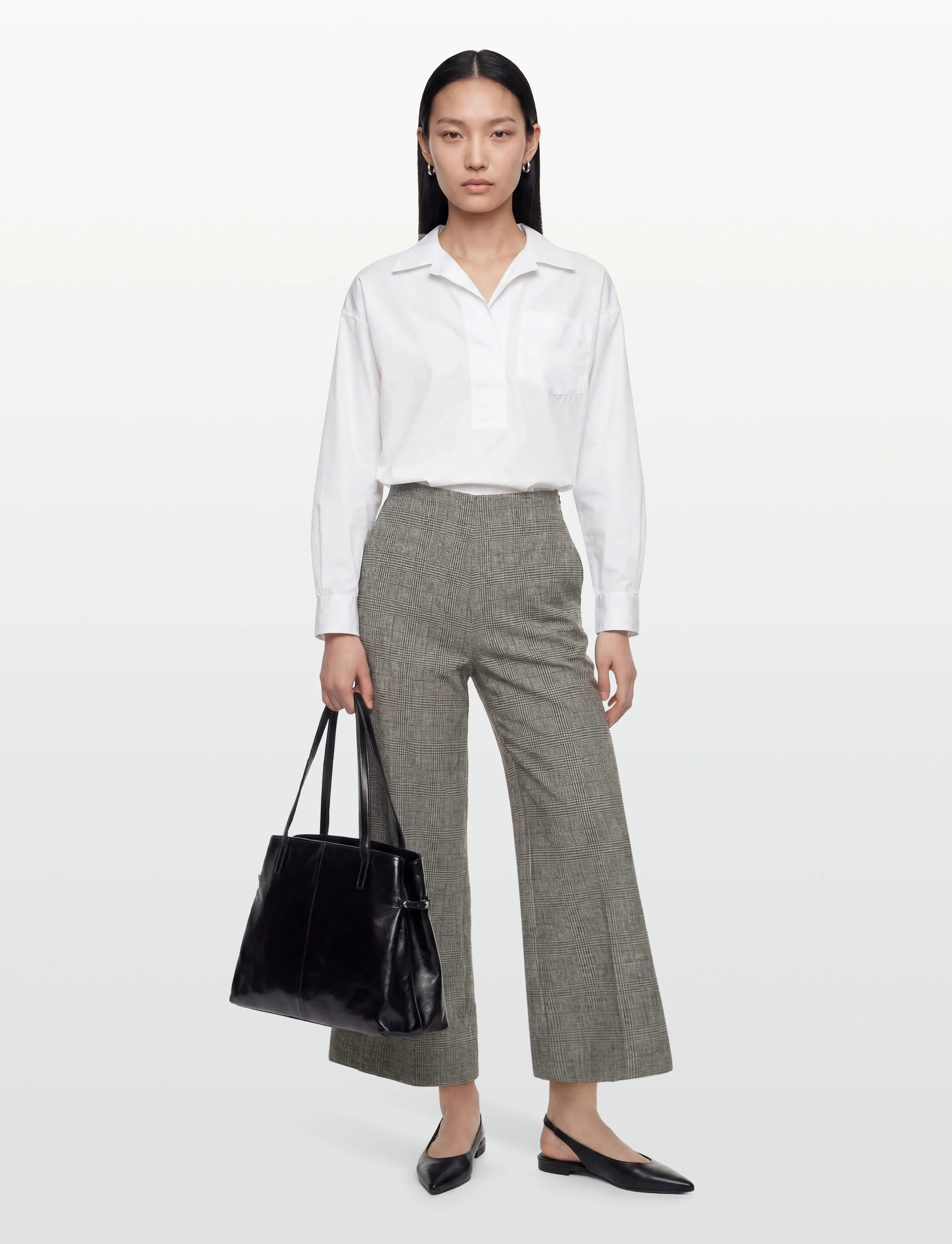United Colors of Benetton Trousers, 40, Grey, Bukser > Brede Ben, Dame
