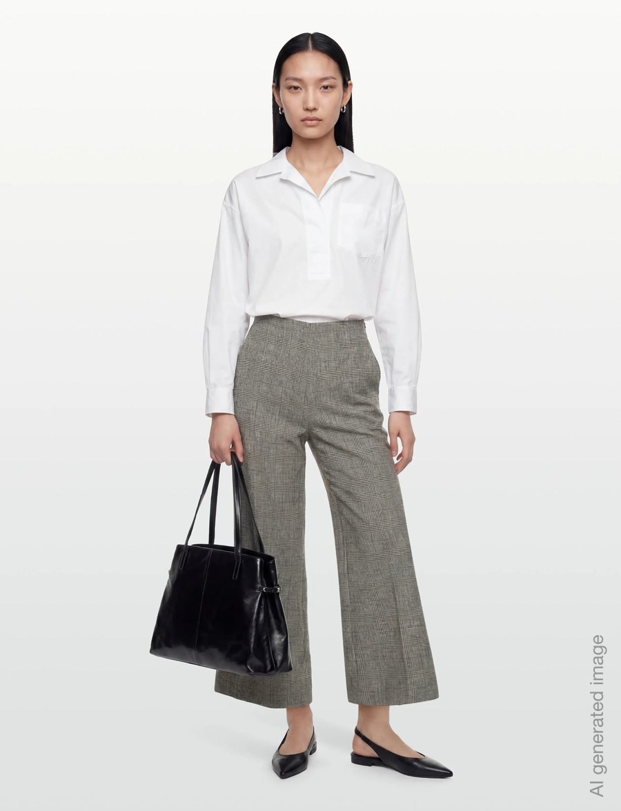 United Colors of Benetton - TROUSERS - vida byxor - multicolor - 0