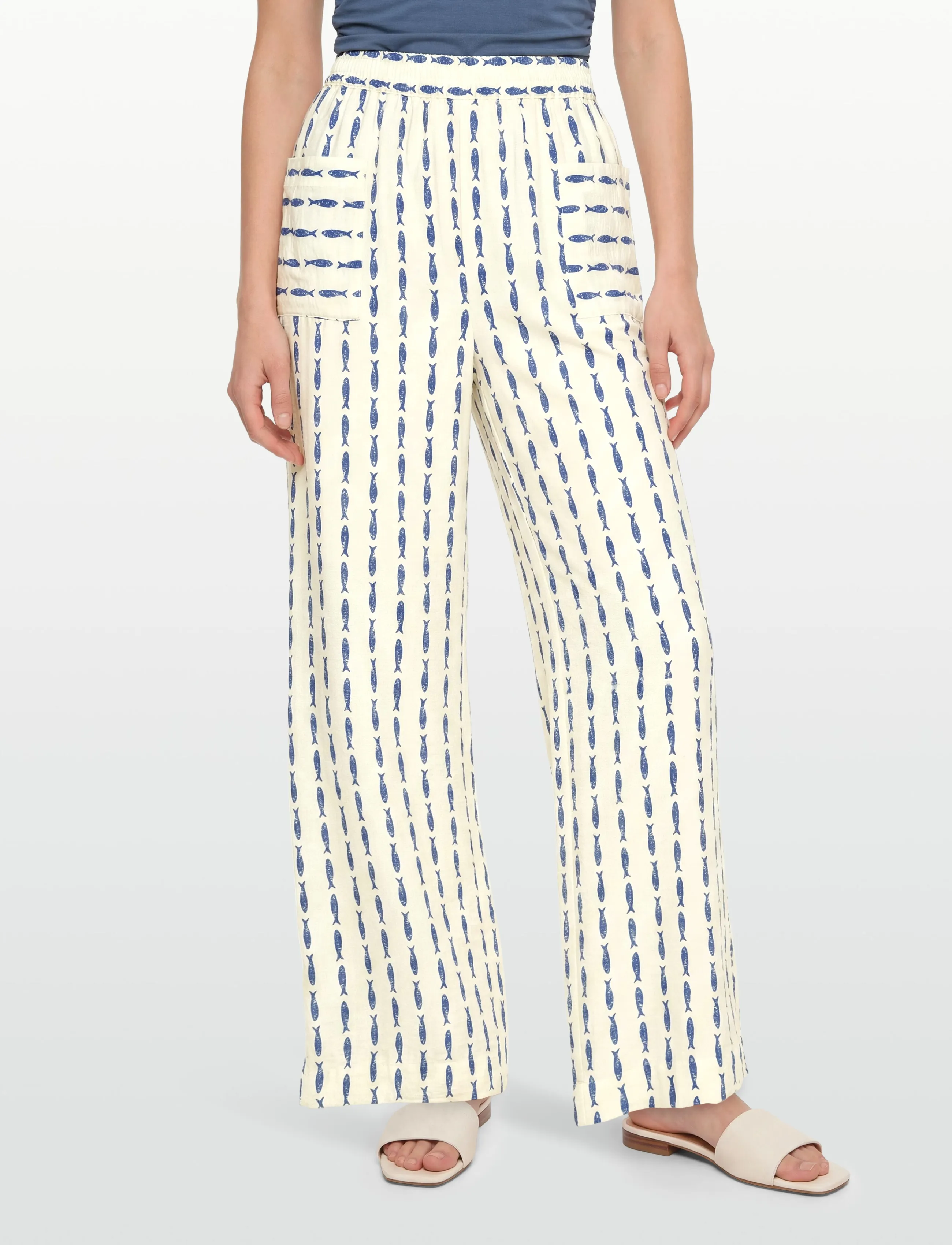 United Colors of Benetton - TROUSERS - bukser med brede ben - multicolor - 3