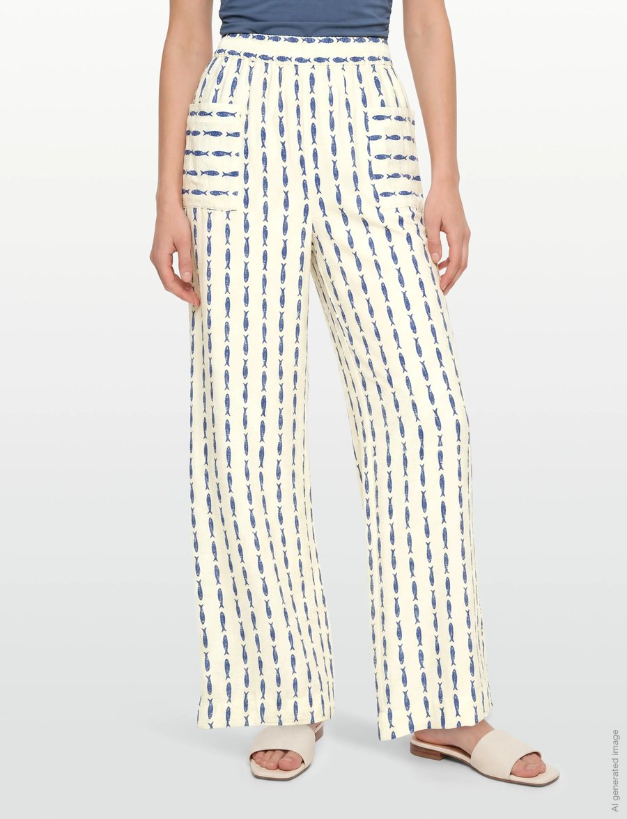 United Colors of Benetton - TROUSERS - bukser med brede ben - multicolor - 3