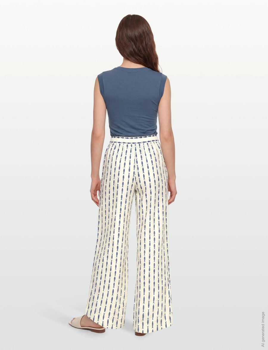 United Colors of Benetton - TROUSERS - bukser med brede ben - multicolor - 4