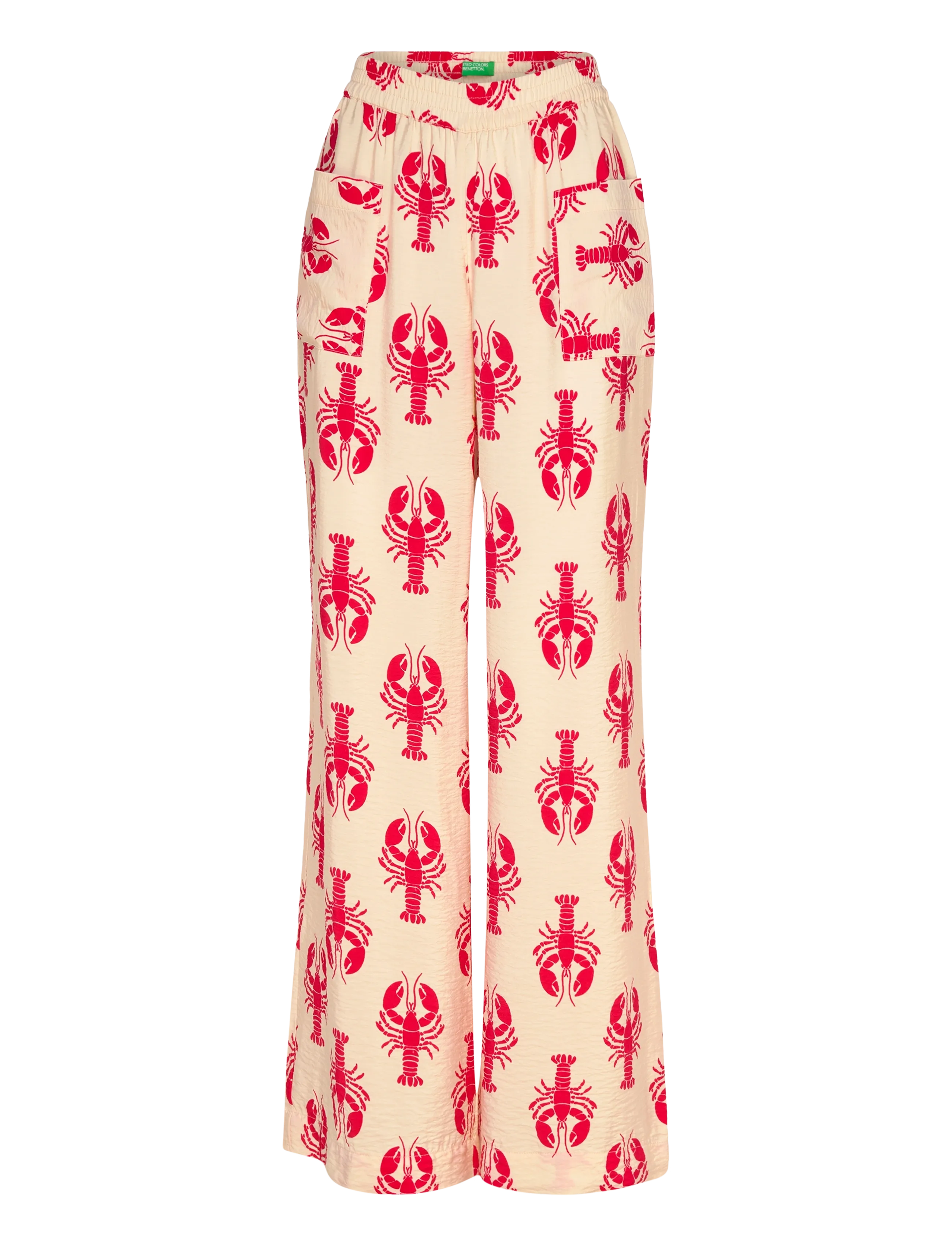UNITED COLORS OF BENETTON Hosen Cream - M - Damen
