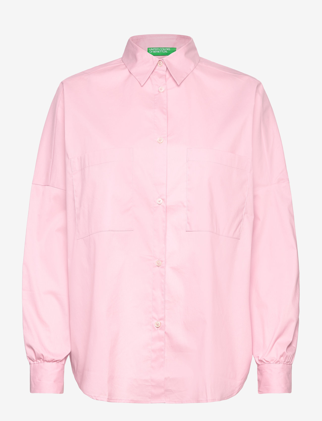 United Colors of Benetton - SHIRT - langärmlige hemden - pink - 0