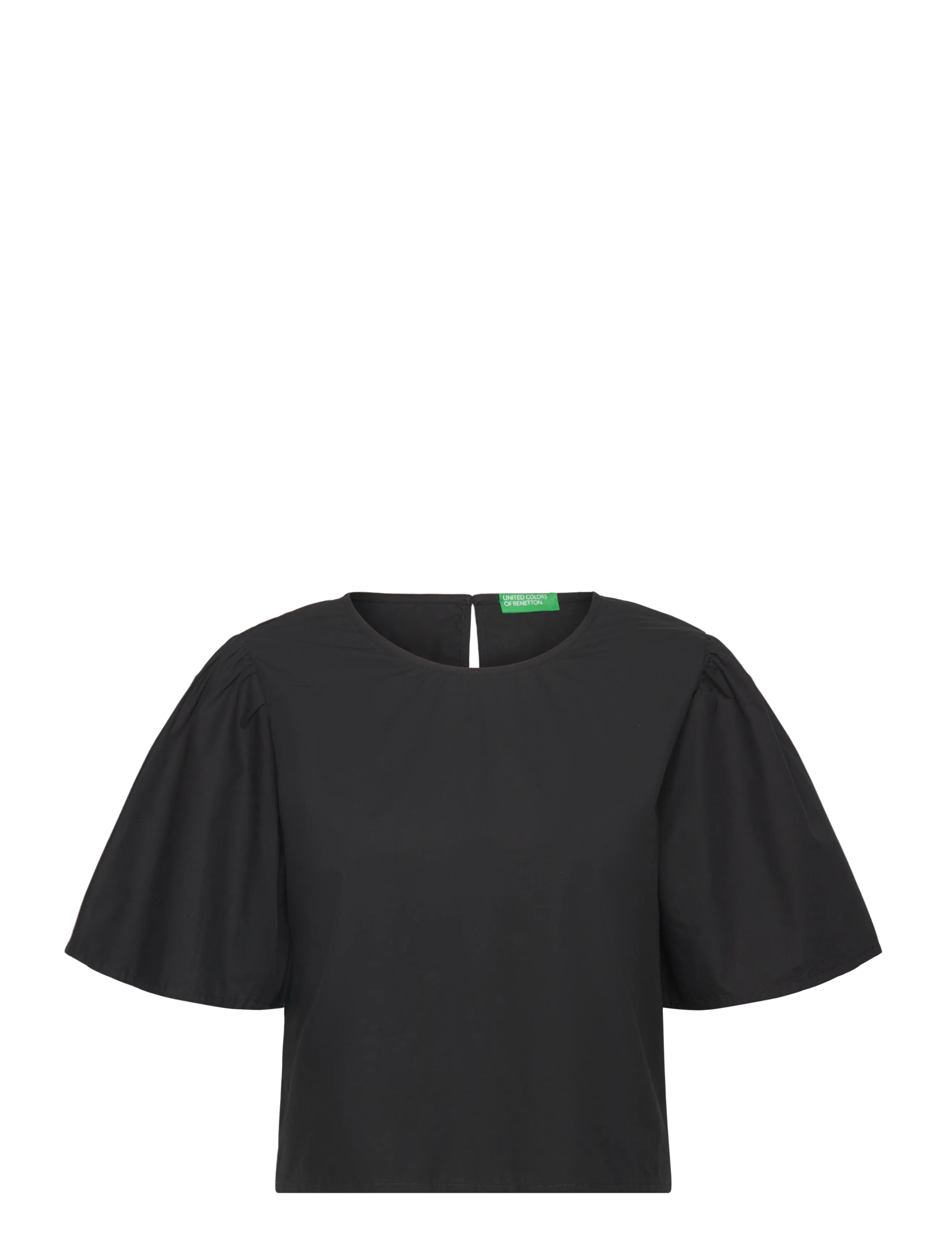 United Colors of Benetton Blouse, XS, Black, Bluser > Kortærmede, Dame