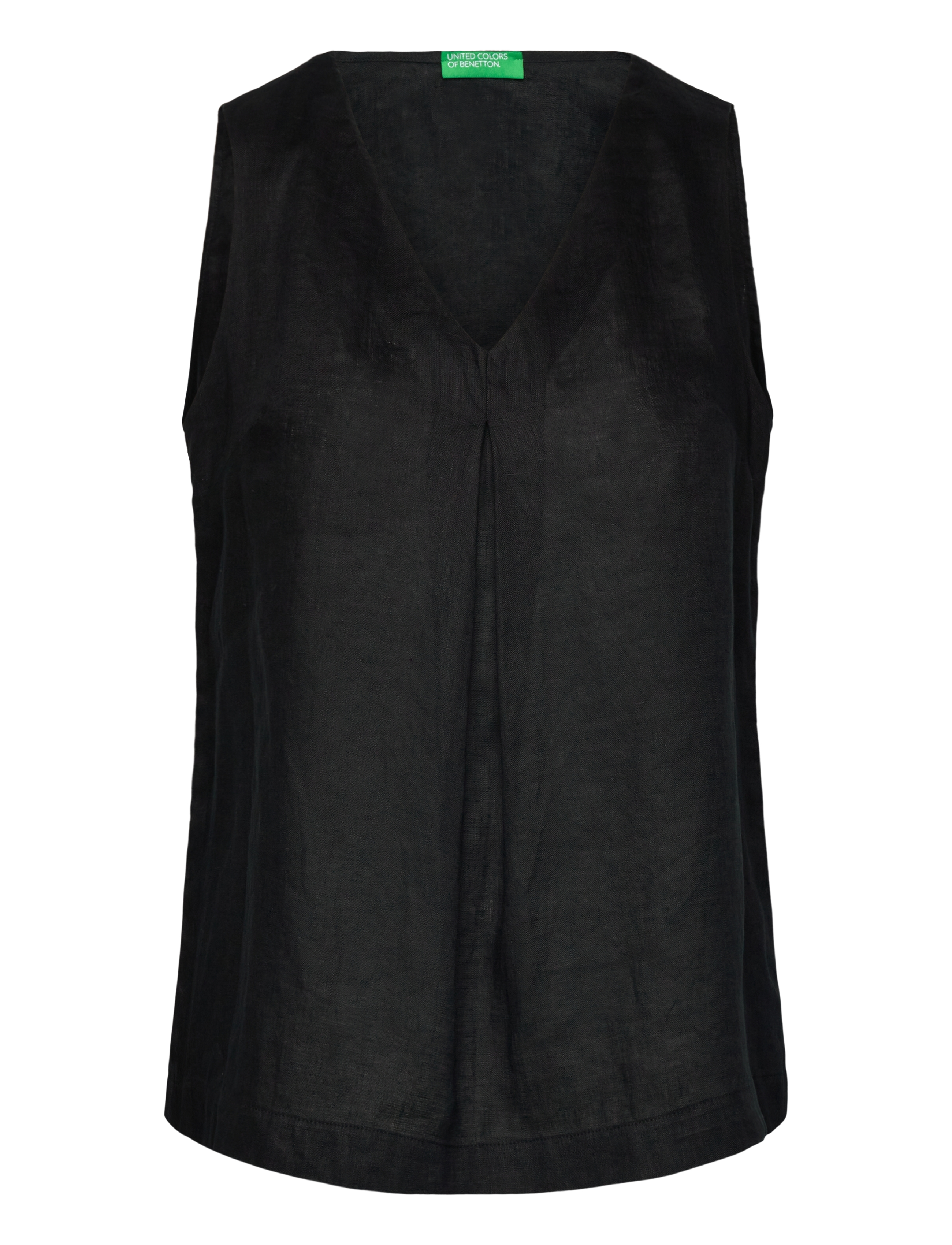 United Colors of Benetton Blouse, M, Black, Bluser > Uden Ærmer, Dame