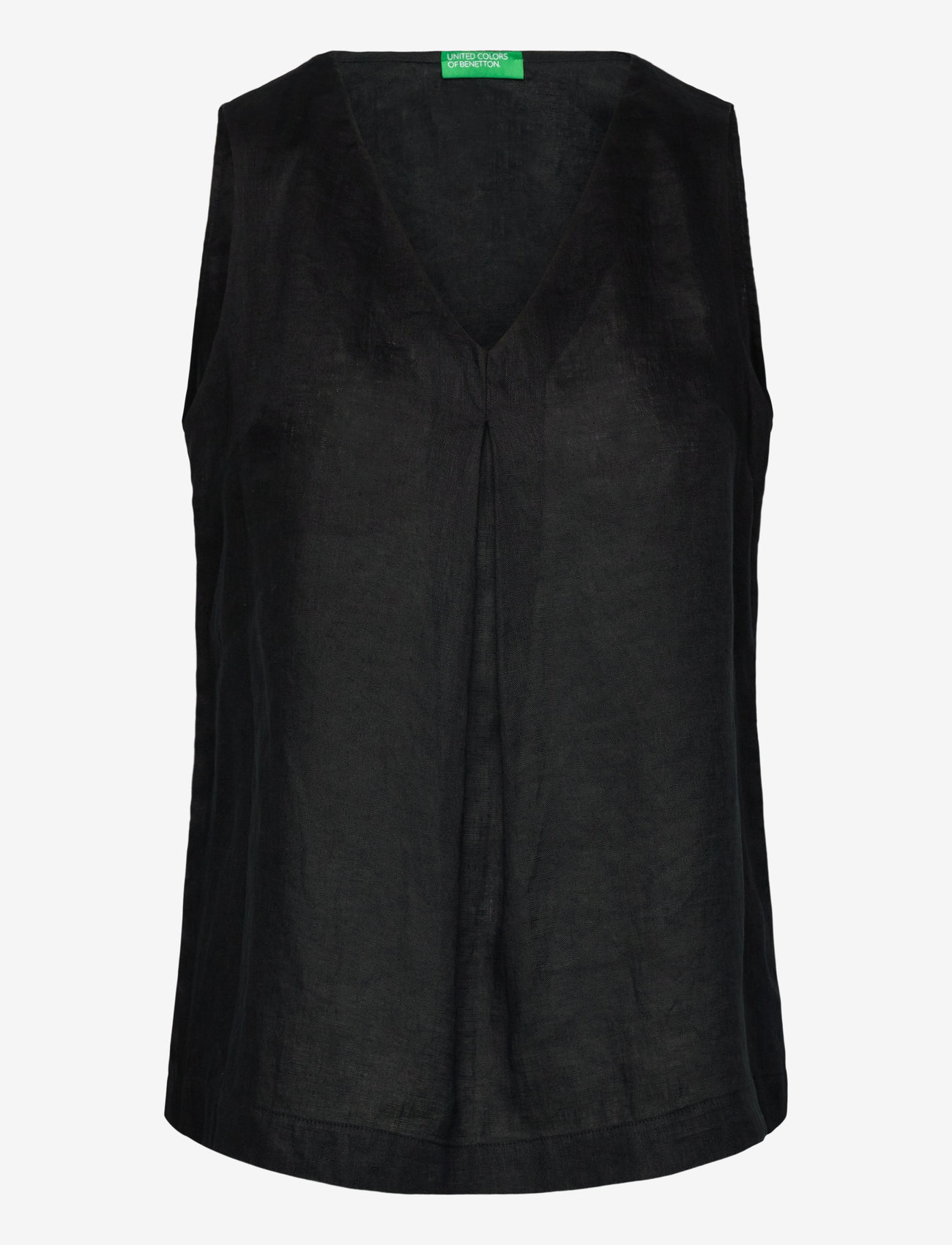 United Colors of Benetton - BLOUSE - Ärmellose blusen - black - 0