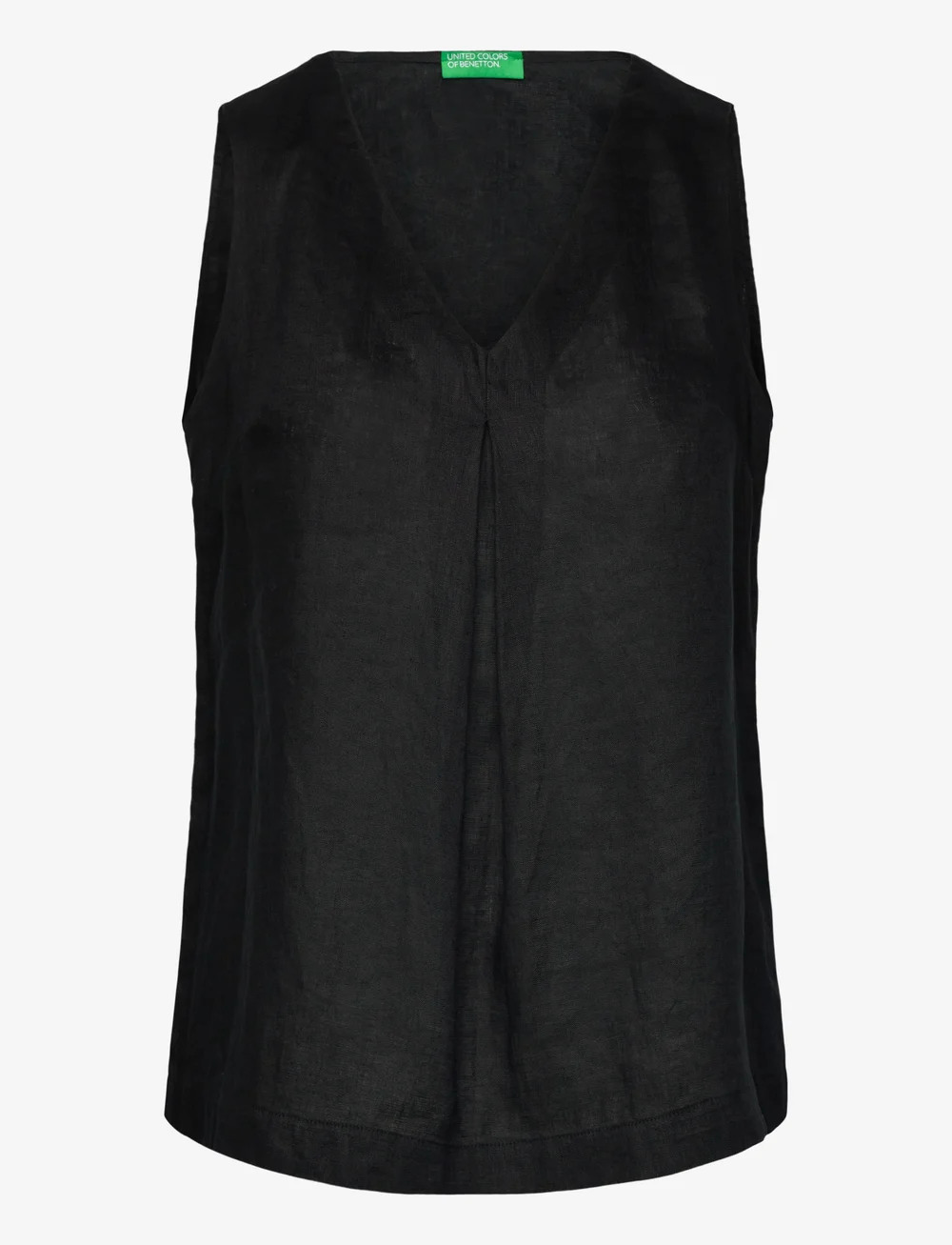 United Colors of Benetton - BLOUSE - bluzki bez rękawów - black - 0