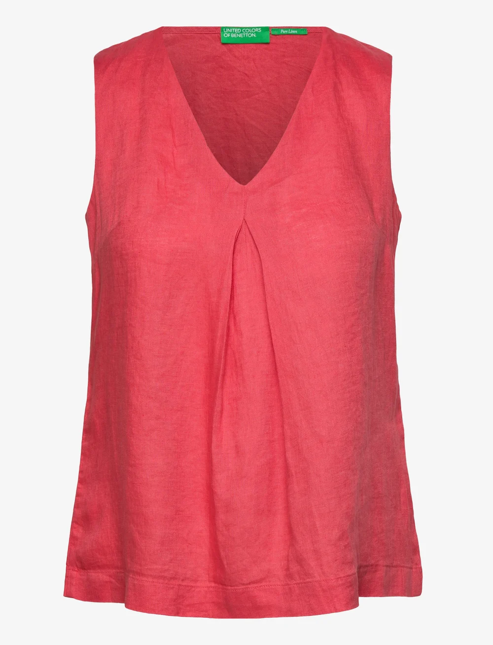 United Colors of Benetton - BLOUSE - sleeveless blouses - red - 0