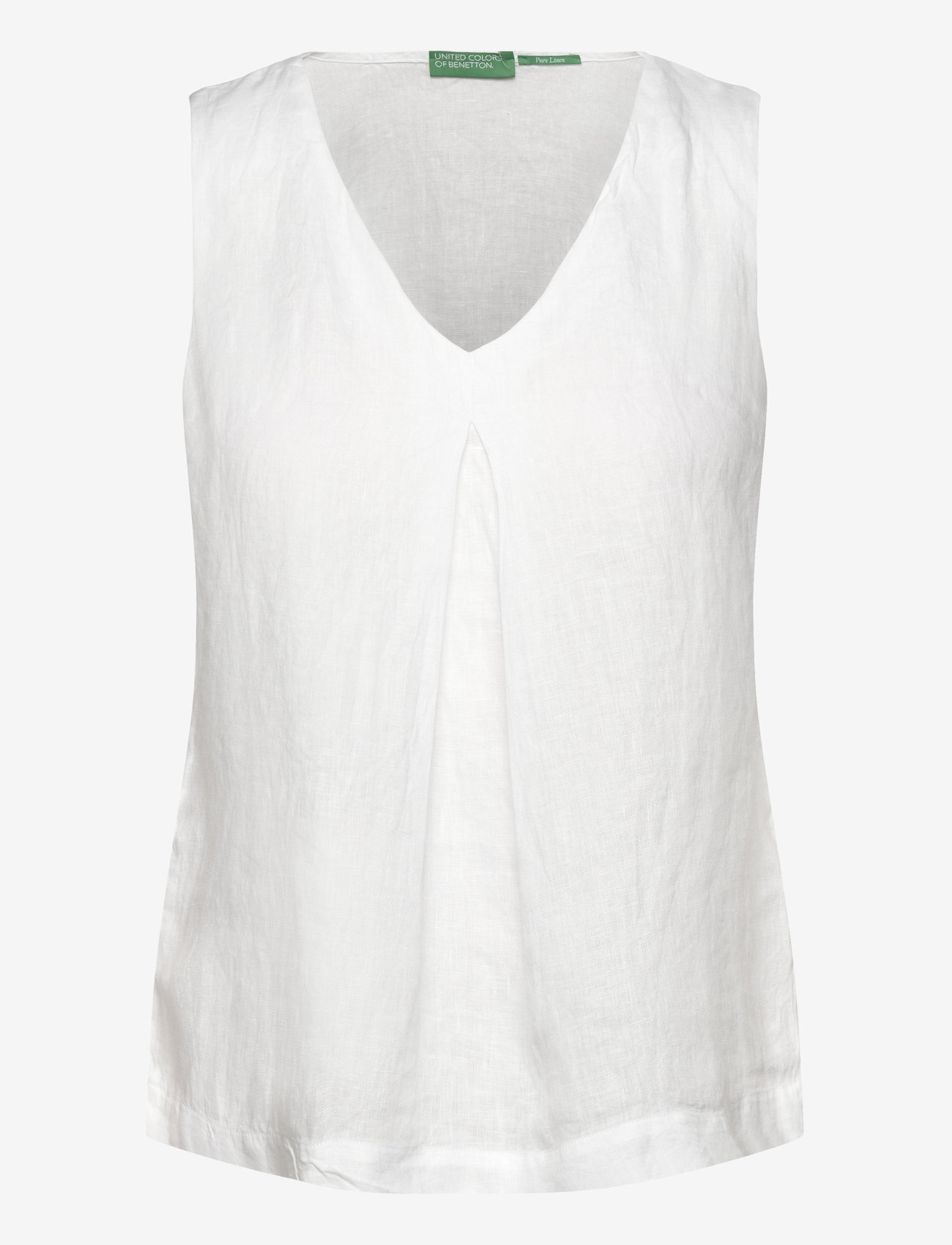 United Colors of Benetton - BLOUSE - Ærmeløse bluser - white - 0