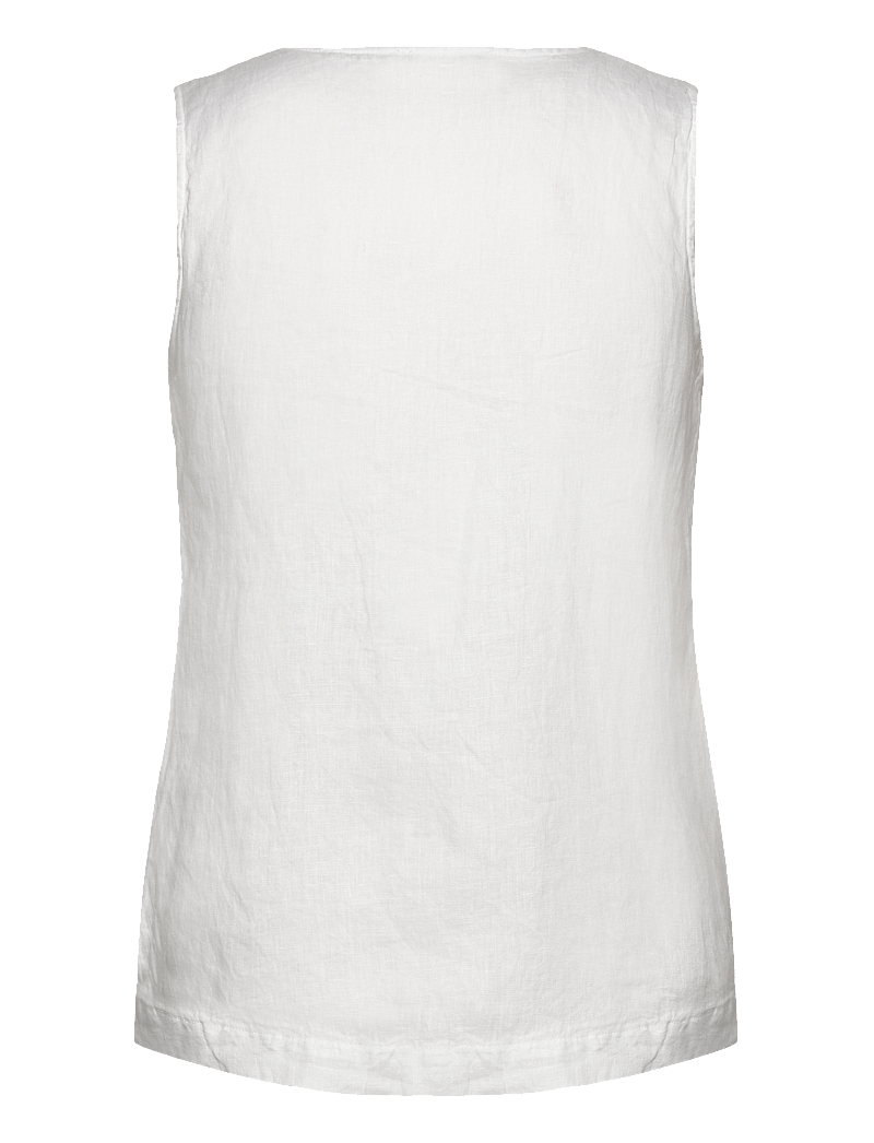 United Colors of Benetton - BLOUSE - Ærmeløse bluser - white - 1