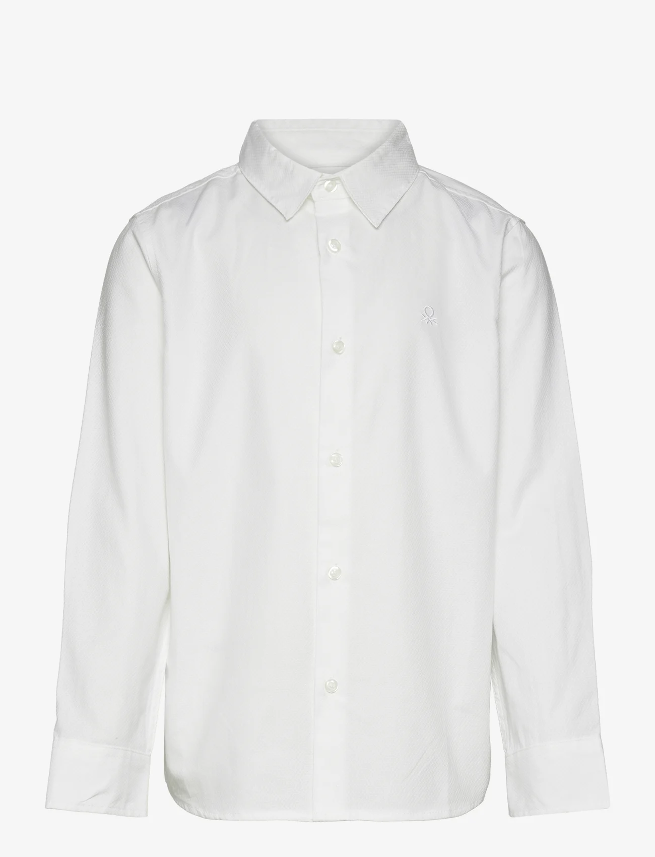 United Colors of Benetton - SHIRT - long-sleeved shirts - white - 0