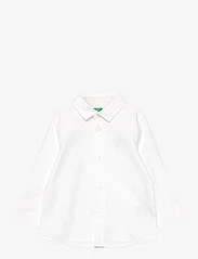 United Colors of Benetton - SHIRT - langärmlige hemden - optical white - 0