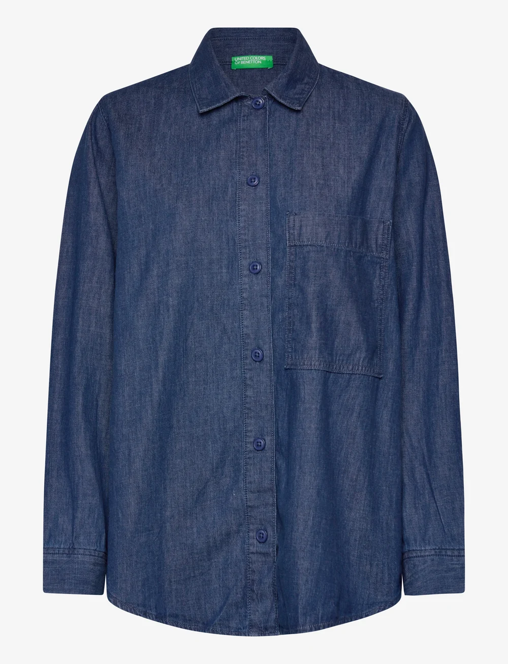 United Colors of Benetton - SHIRT - long-sleeved shirts - blue - 0