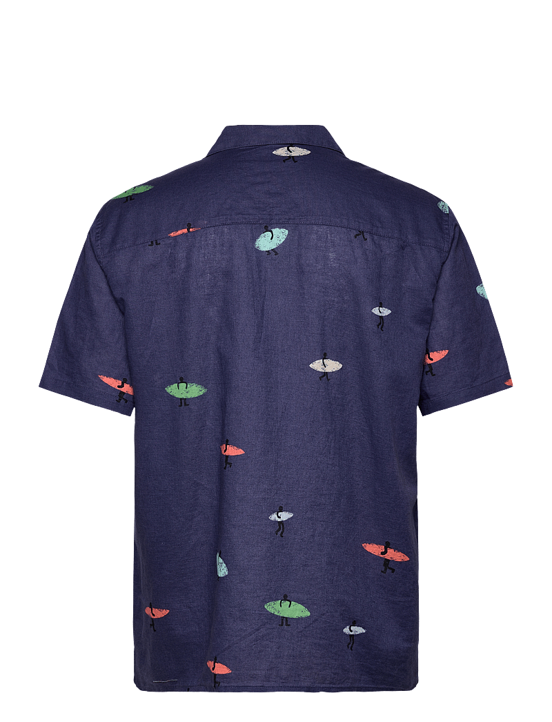 United Colors of Benetton - SHIRT - hørskjorter - blue - 1