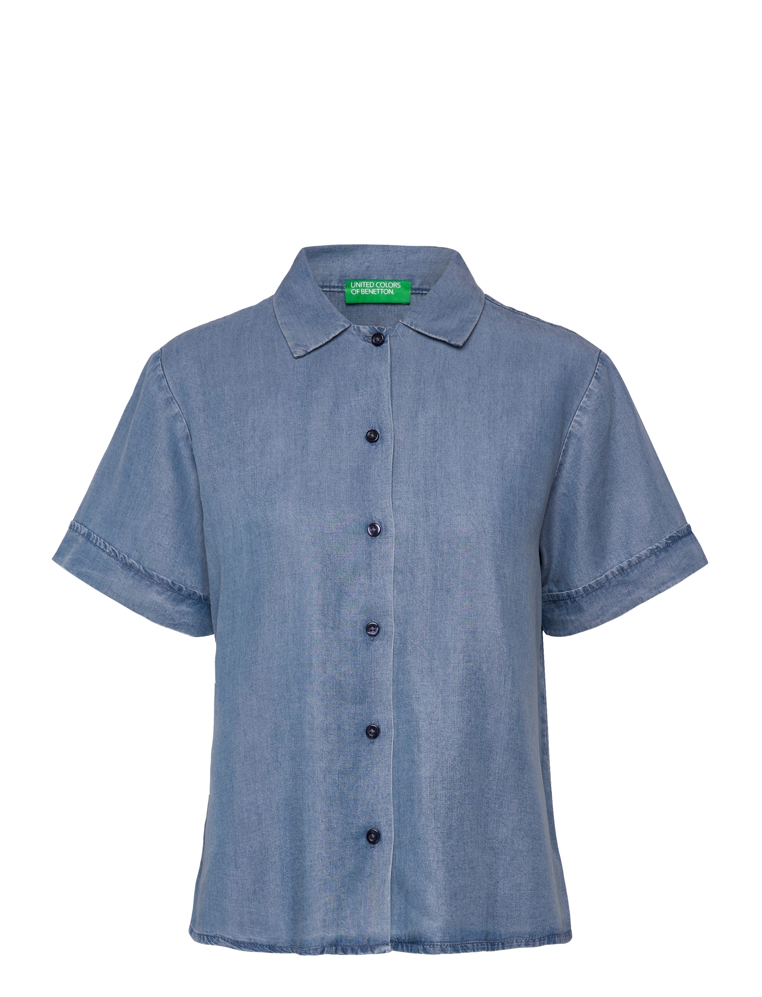 United Colors of Benetton SHIRT - Blouses & Overhemden - BLUE / blue