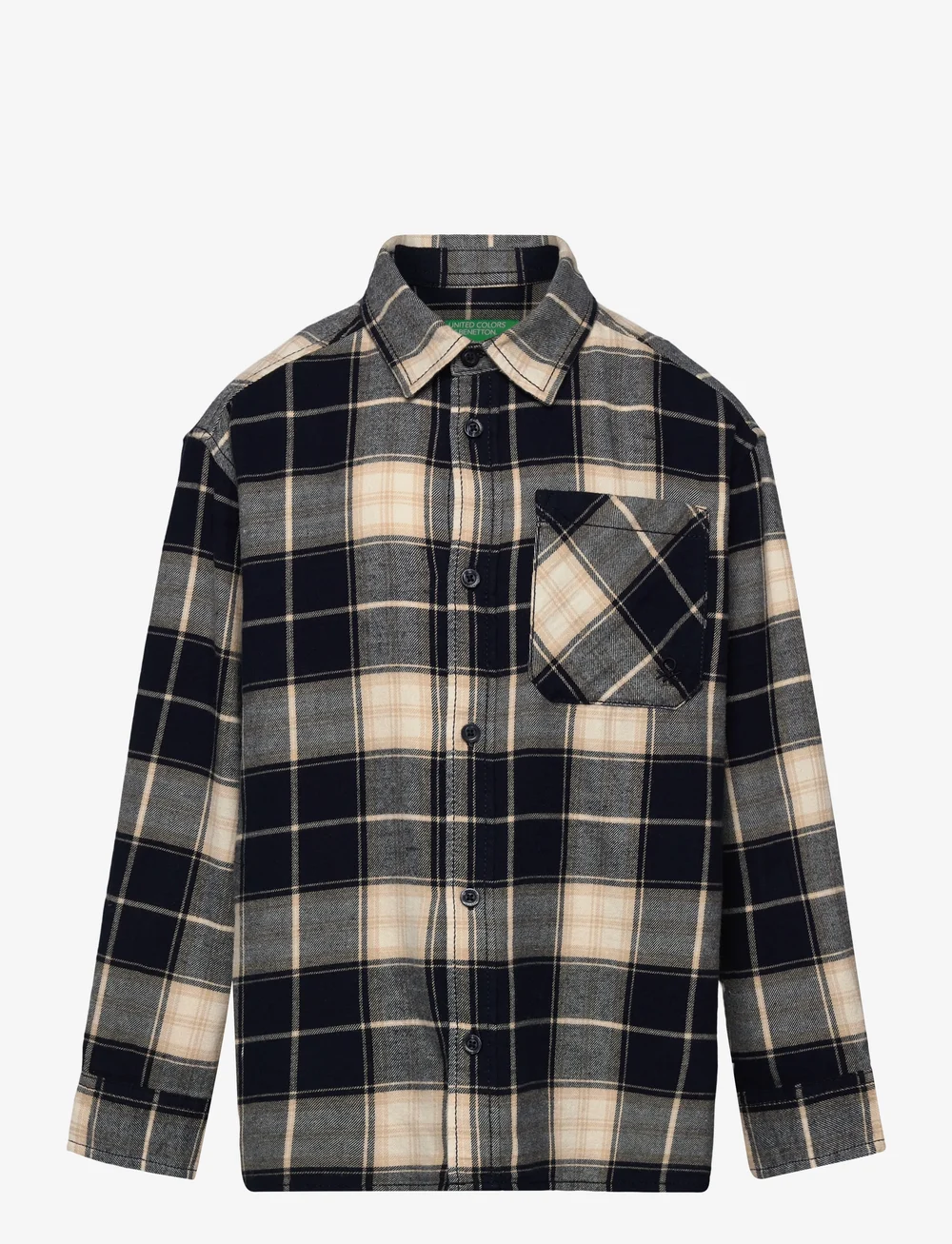 United Colors of Benetton - SHIRT - langärmlige hemden - multicolor - 0