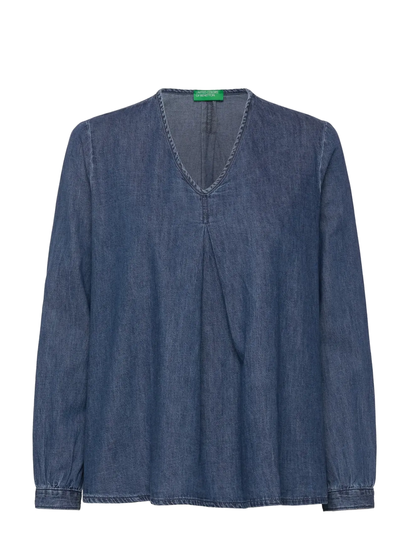 United Colors of Benetton Blouse, S, Blue, Bluser > Langærmede, Dame