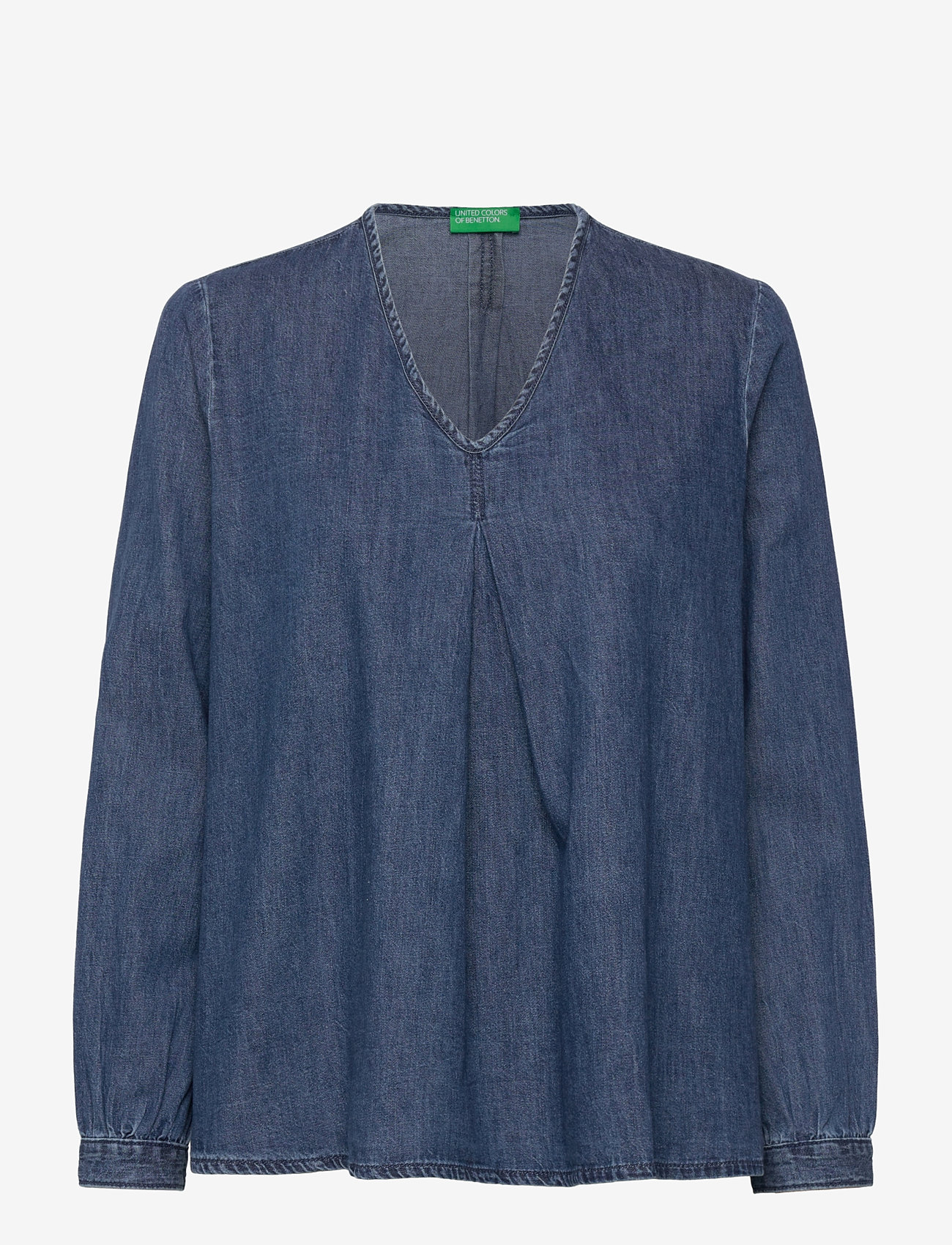 United Colors of Benetton - BLOUSE - long sleeved blouses - blue - 0