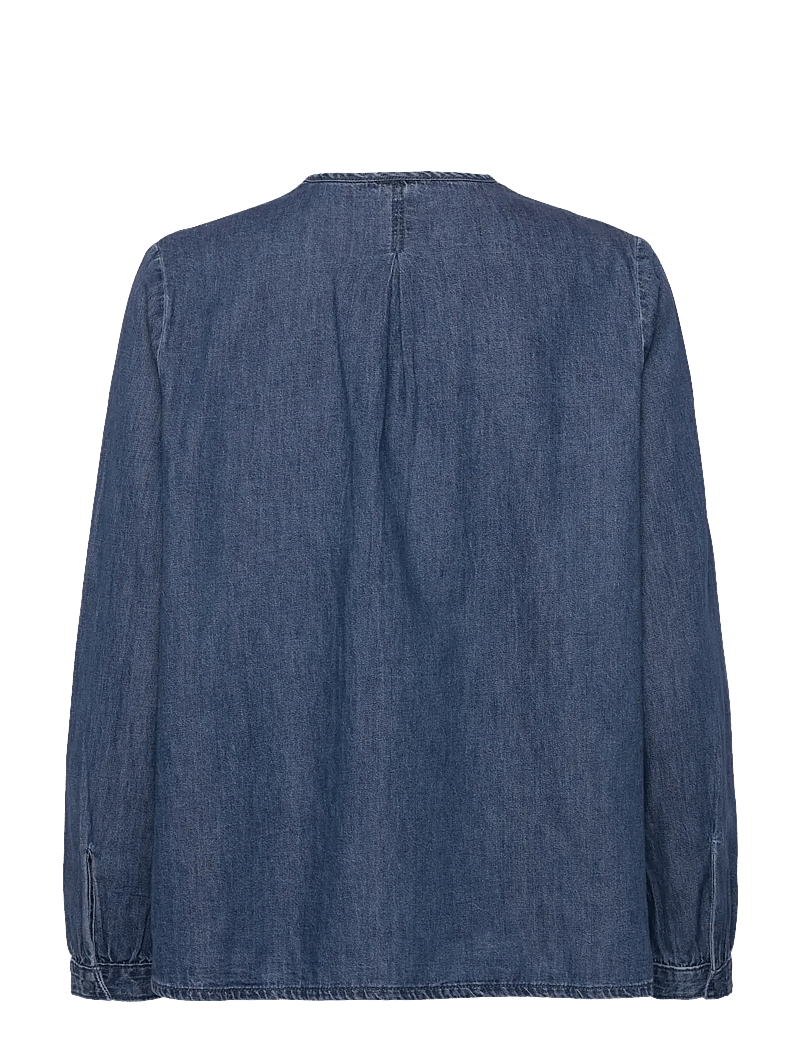 United Colors of Benetton - BLOUSE - long sleeved blouses - blue - 1