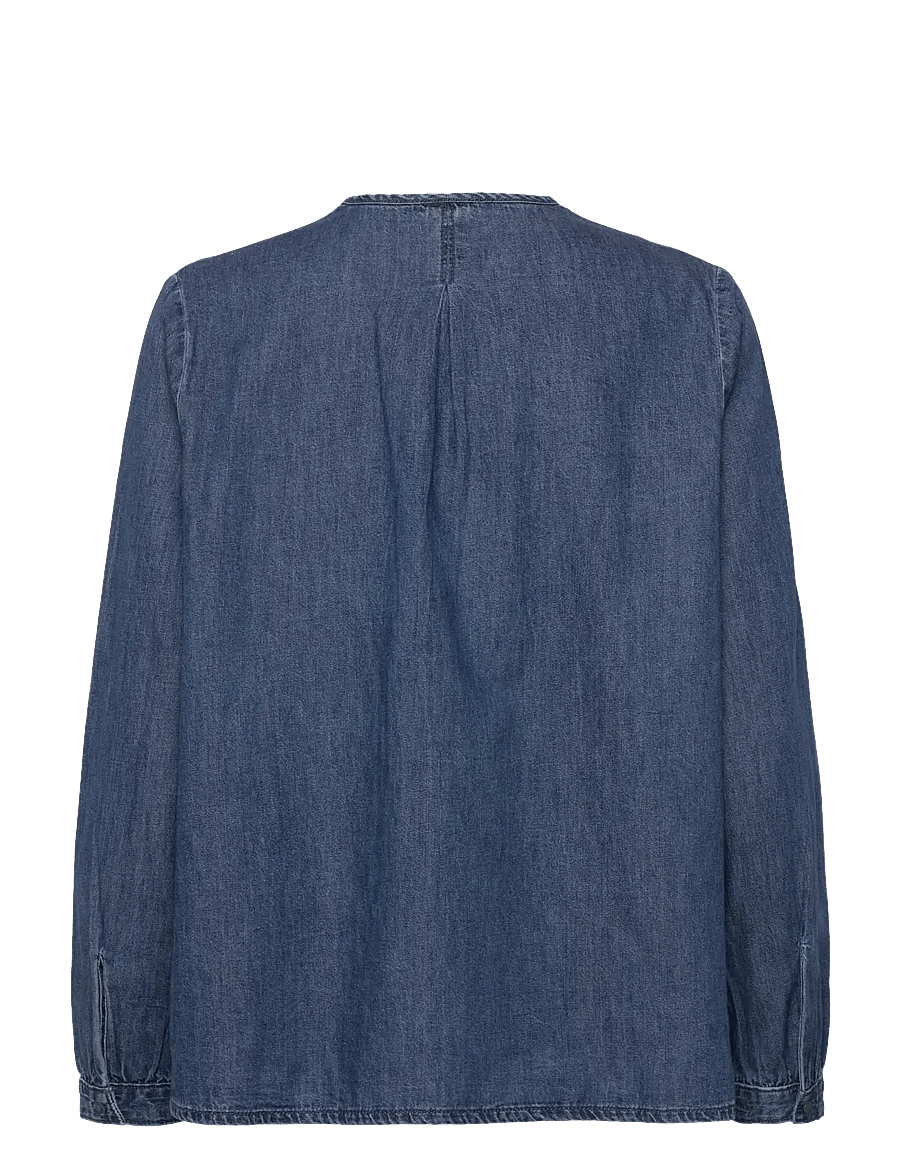 United Colors of Benetton - BLOUSE - langærmede bluser - blue - 1