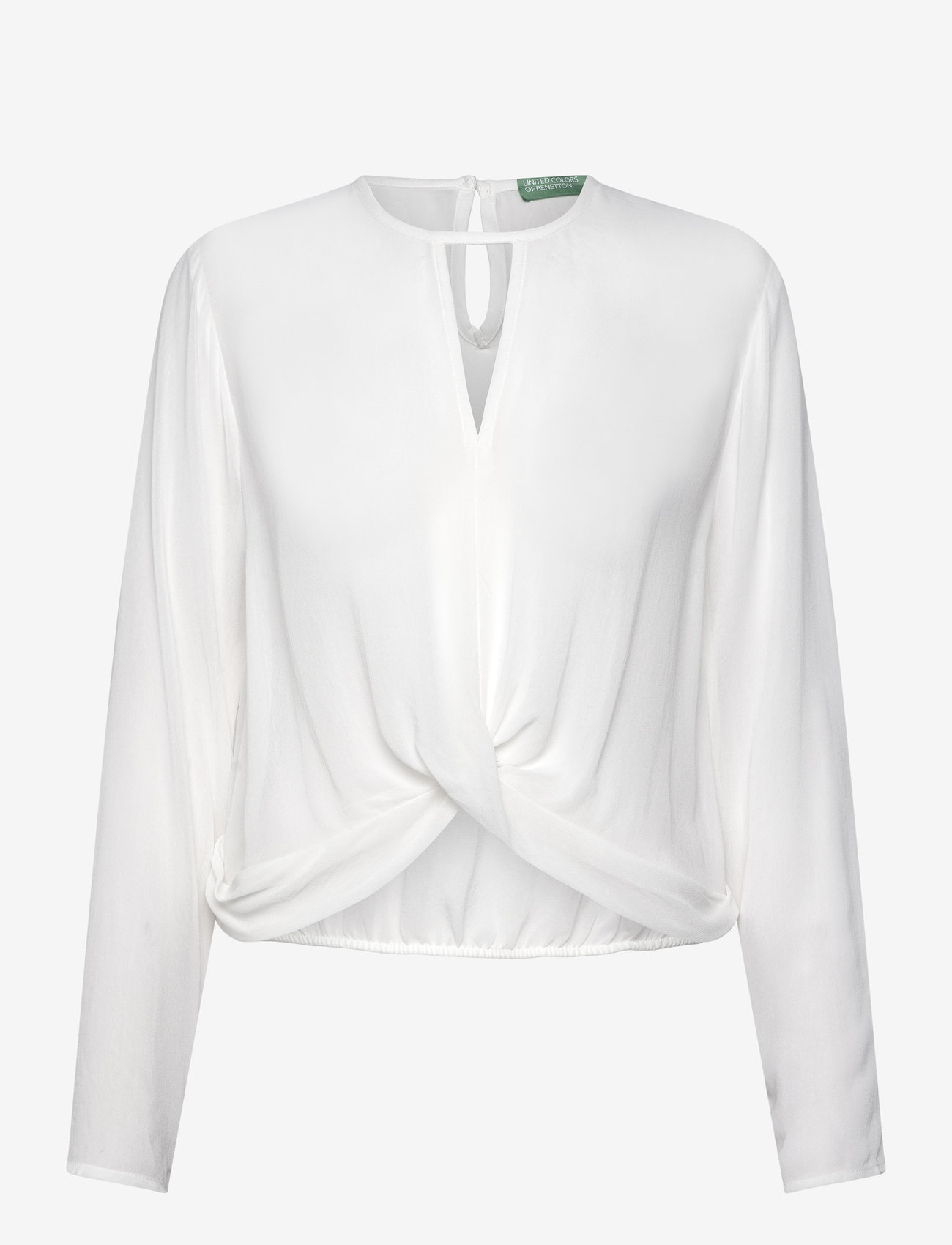 United Colors of Benetton - BLOUSE - långärmade blusar - white - 0