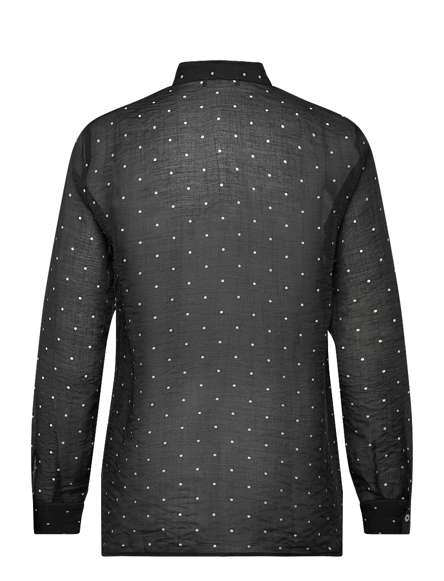 United Colors of Benetton - SHIRT - long sleeved blouses - black - 2