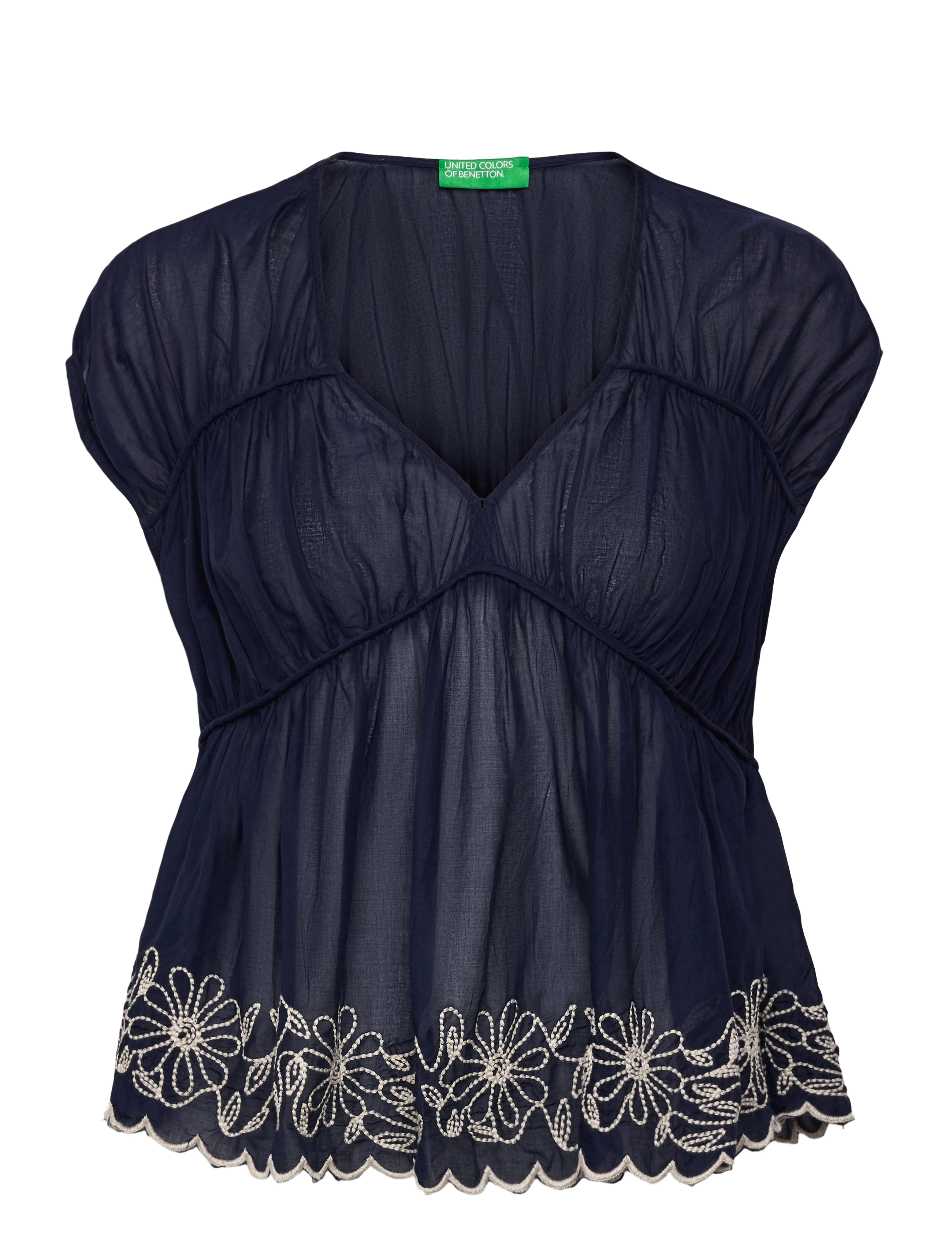 United Colors of Benetton BLOUSE - Blouses & Overhemden - BLUE / navy