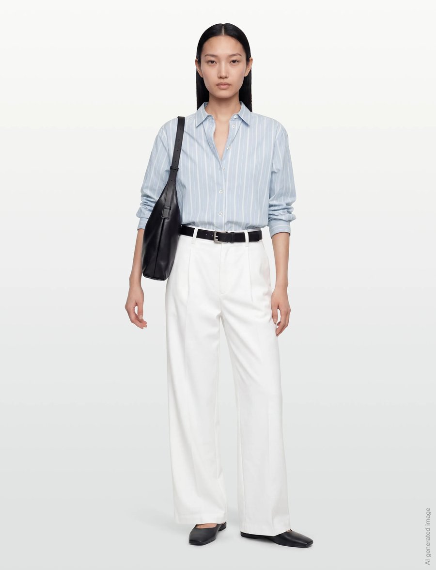 United Colors of Benetton - SHIRT - chemises à manches longues - cream - 0