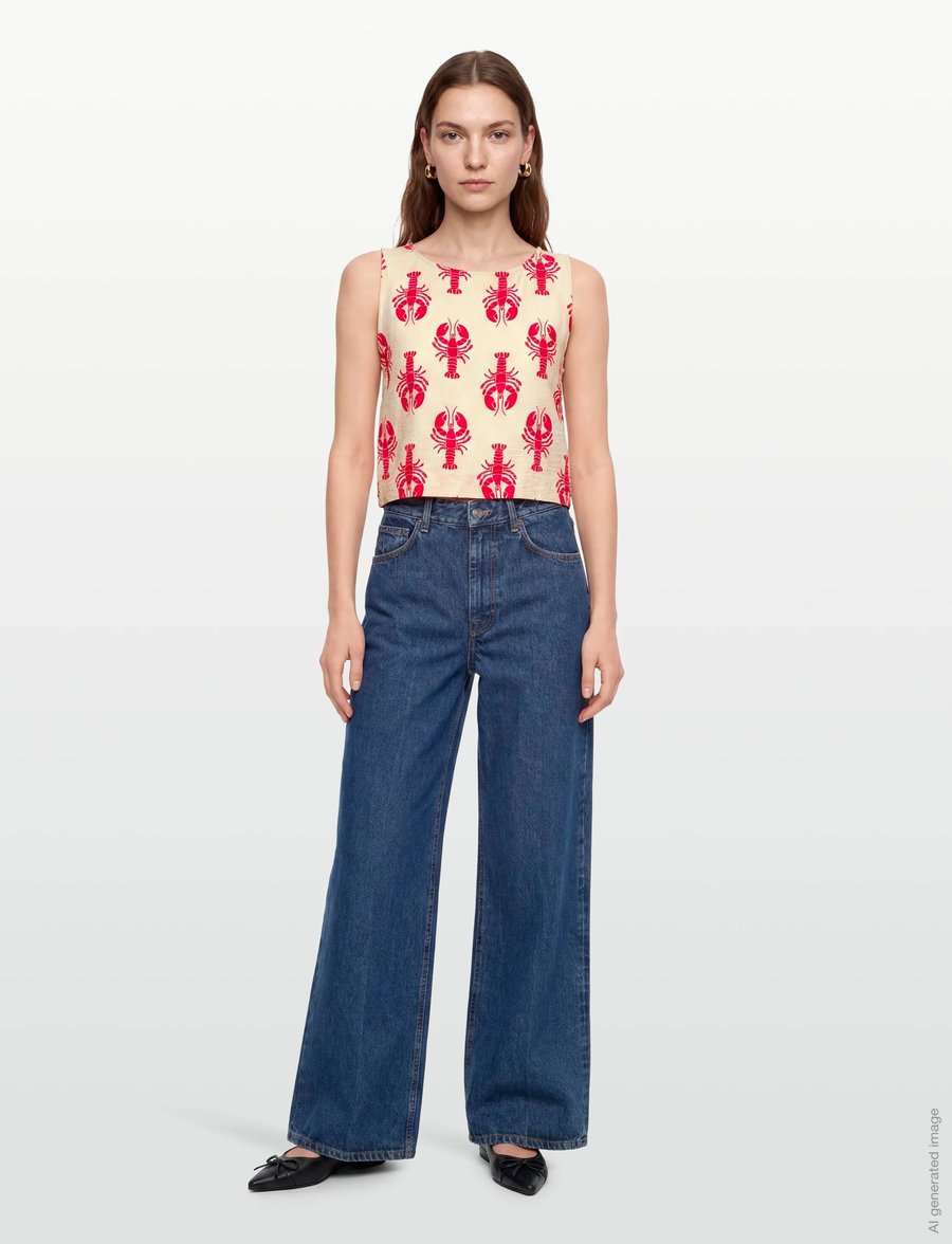 United Colors of Benetton - BLOUSE - blūzes bez piedurknēm - multicolor - 0