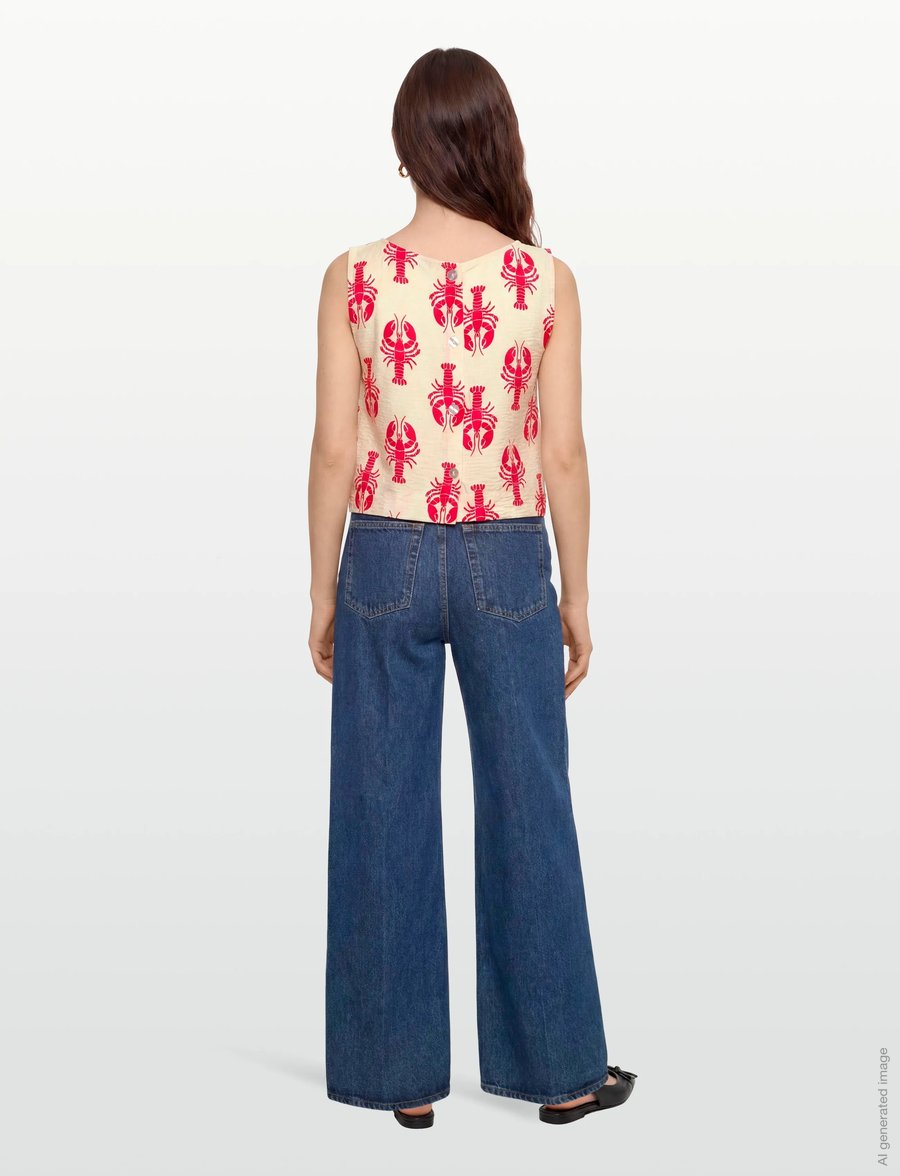 United Colors of Benetton - BLOUSE - blūzes bez piedurknēm - multicolor - 4
