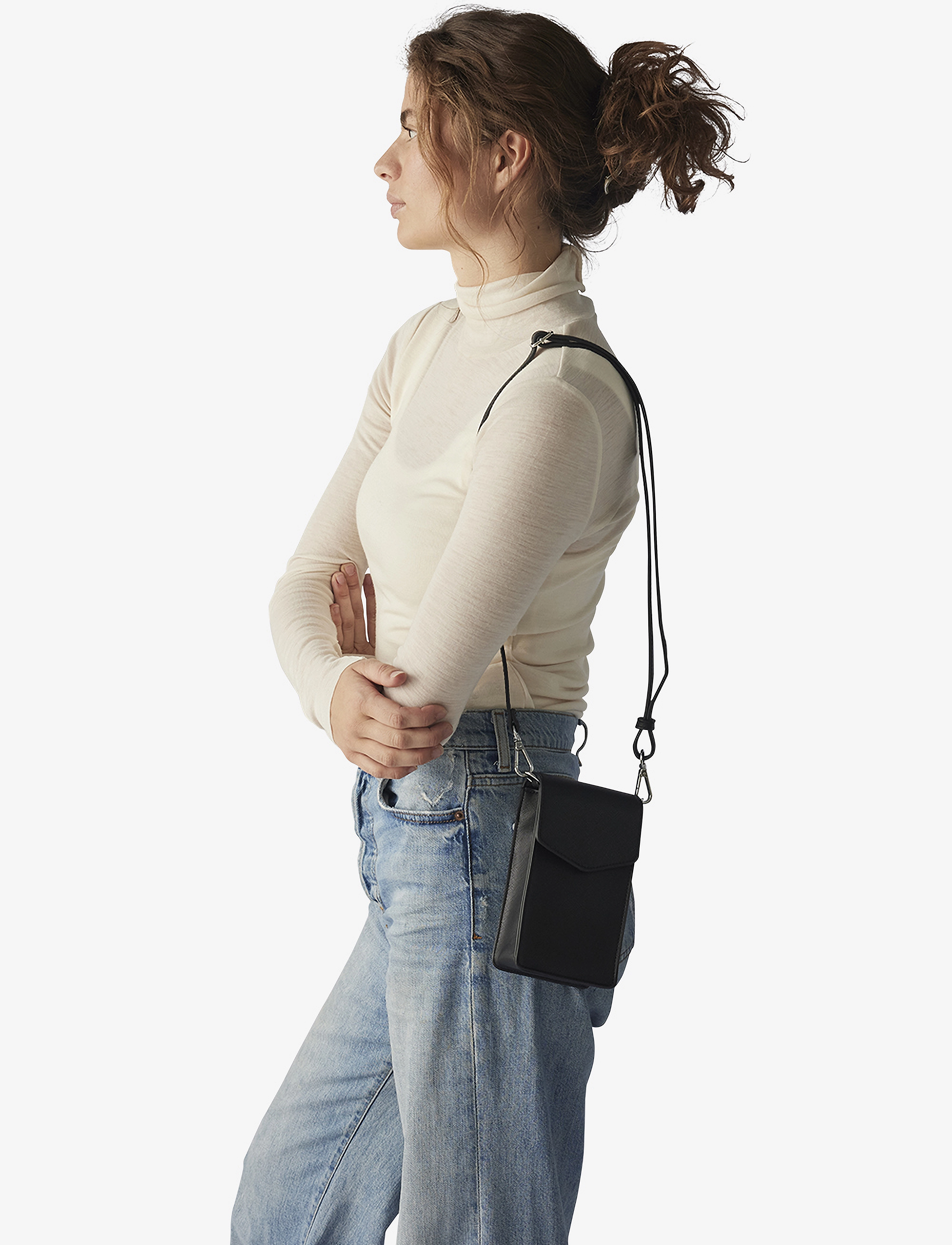 Unlimit - Unlimit mobile bag Faye - black - 4