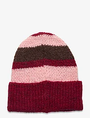 UnmadeCopenhagen - GunhildUM Beanie - adītas cepures - art red/pink/brown - 2