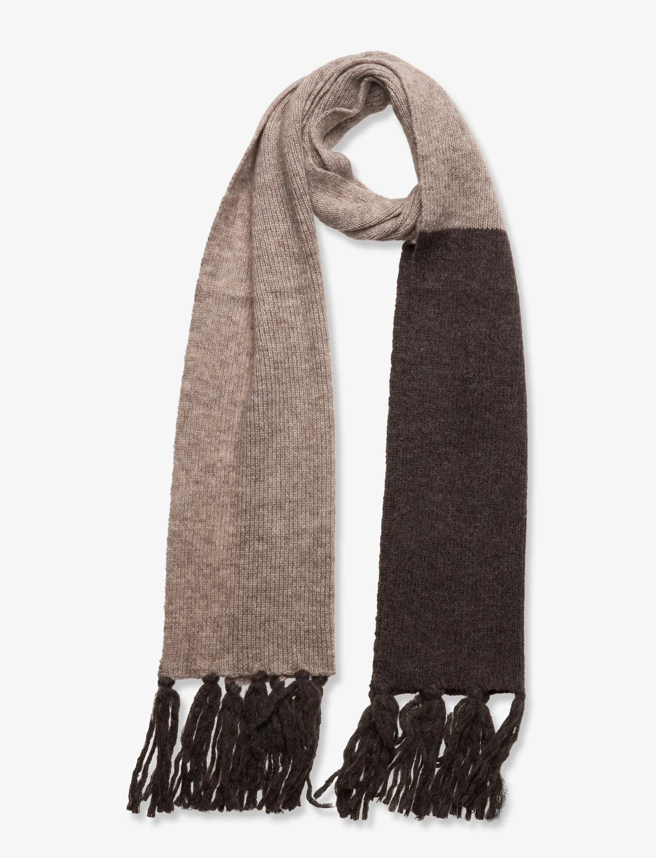 UnmadeCopenhagen - LarnaUM Scarf - winter scarves - art brown - 0