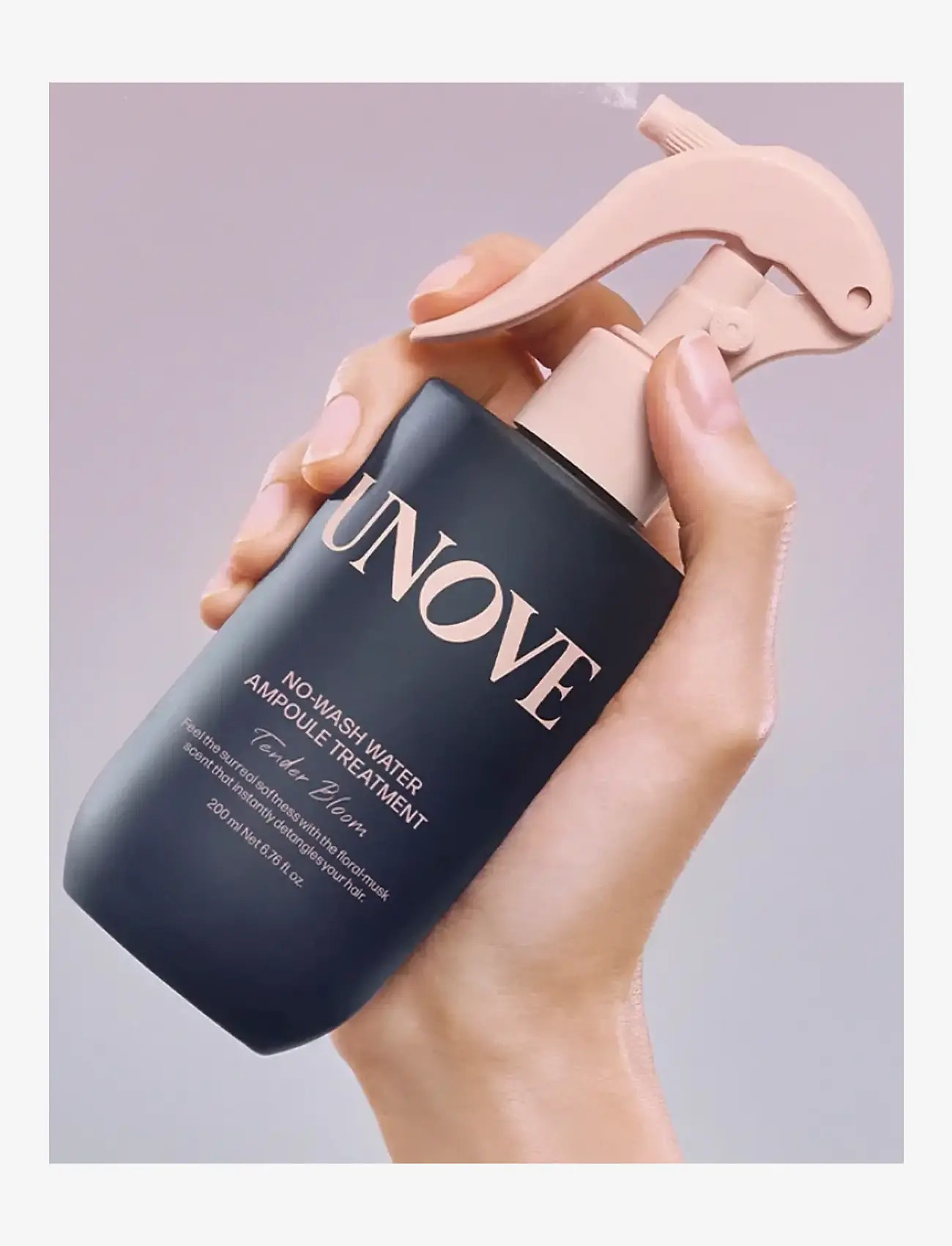 Unove - No-Wash Water Ampoule Treatment - hårkur - clear - 1