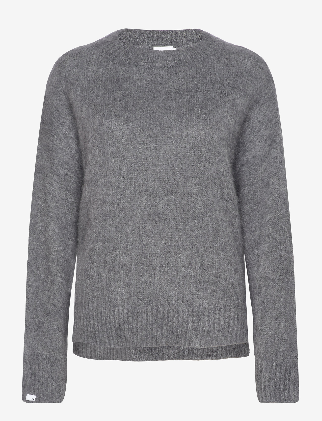 Once Untold - Florie Brushed Sweater - trøjer - dk grey - 1