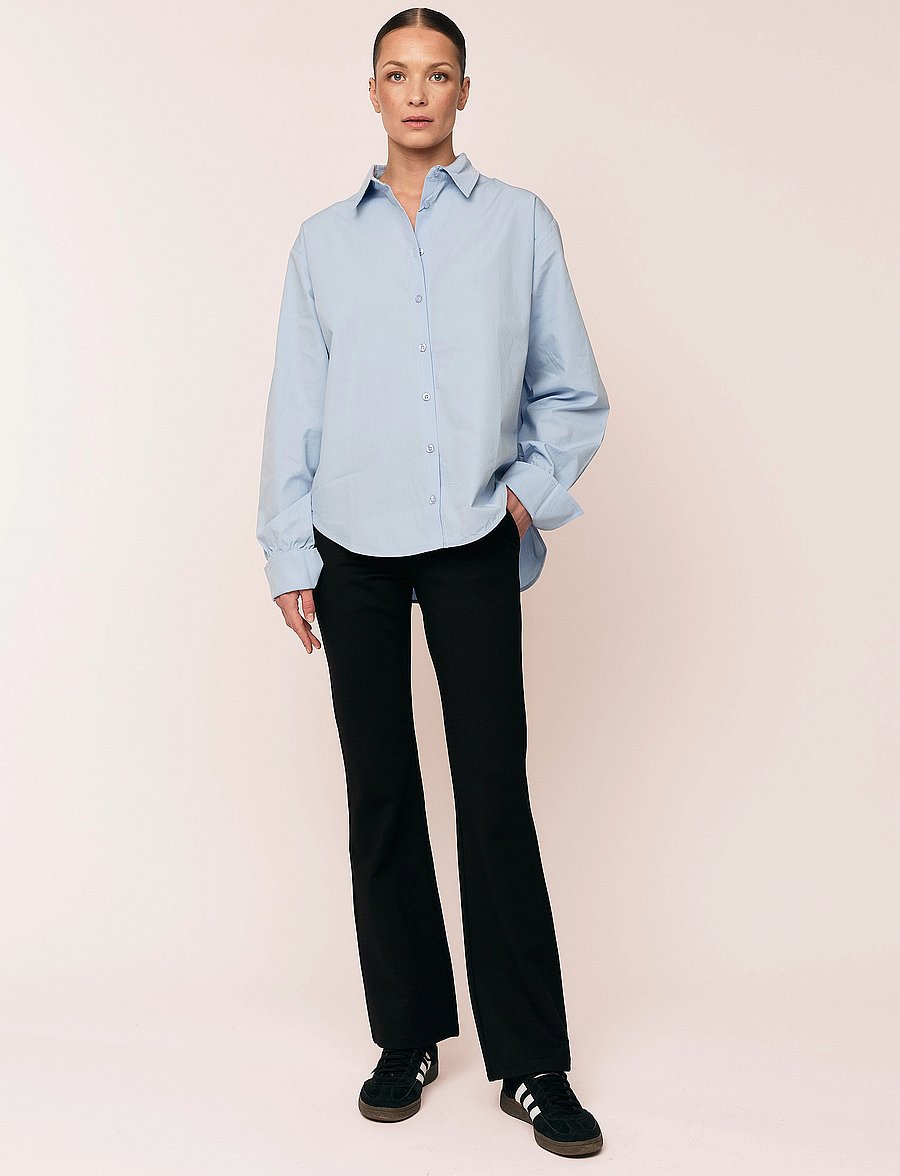 Once Untold - Peyton Shirt - langärmlige hemden - chambray blue - 0